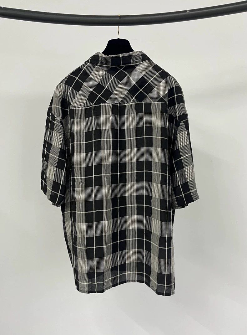 Loewe LOEWE size38 Black and white checkered shirt Size US M / EU 48-50 / 2 - 2 Thumbnail