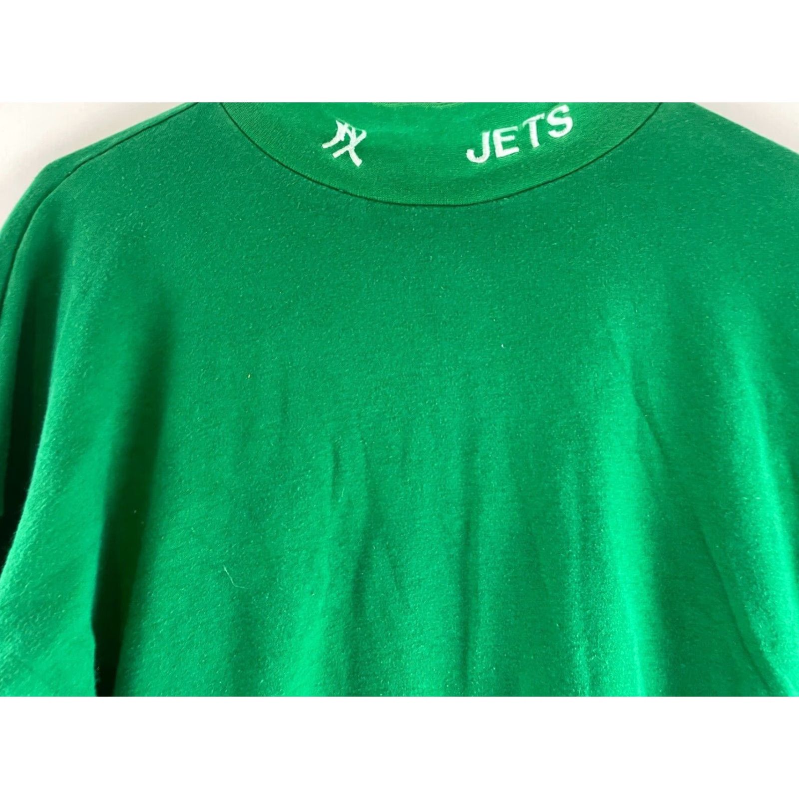 NFL MAXIT Pro Line Shirt Men 2X Green Mock Neck NFL JETS EMB Thermal Pro Big & Tall Mens Size US XXL / EU 58 / 5 - 3 Thumbnail