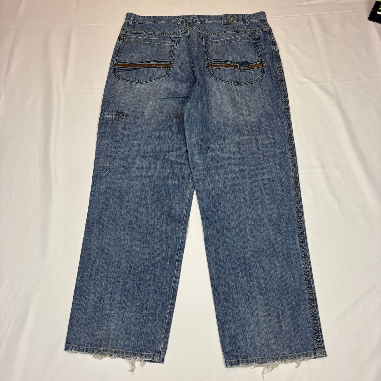 Marithe + Francois Girbaud Marithe Francois Girbaud MFG Baggy Jeans Wide Leg Men's Size US 42 / EU 58 - 3 Thumbnail