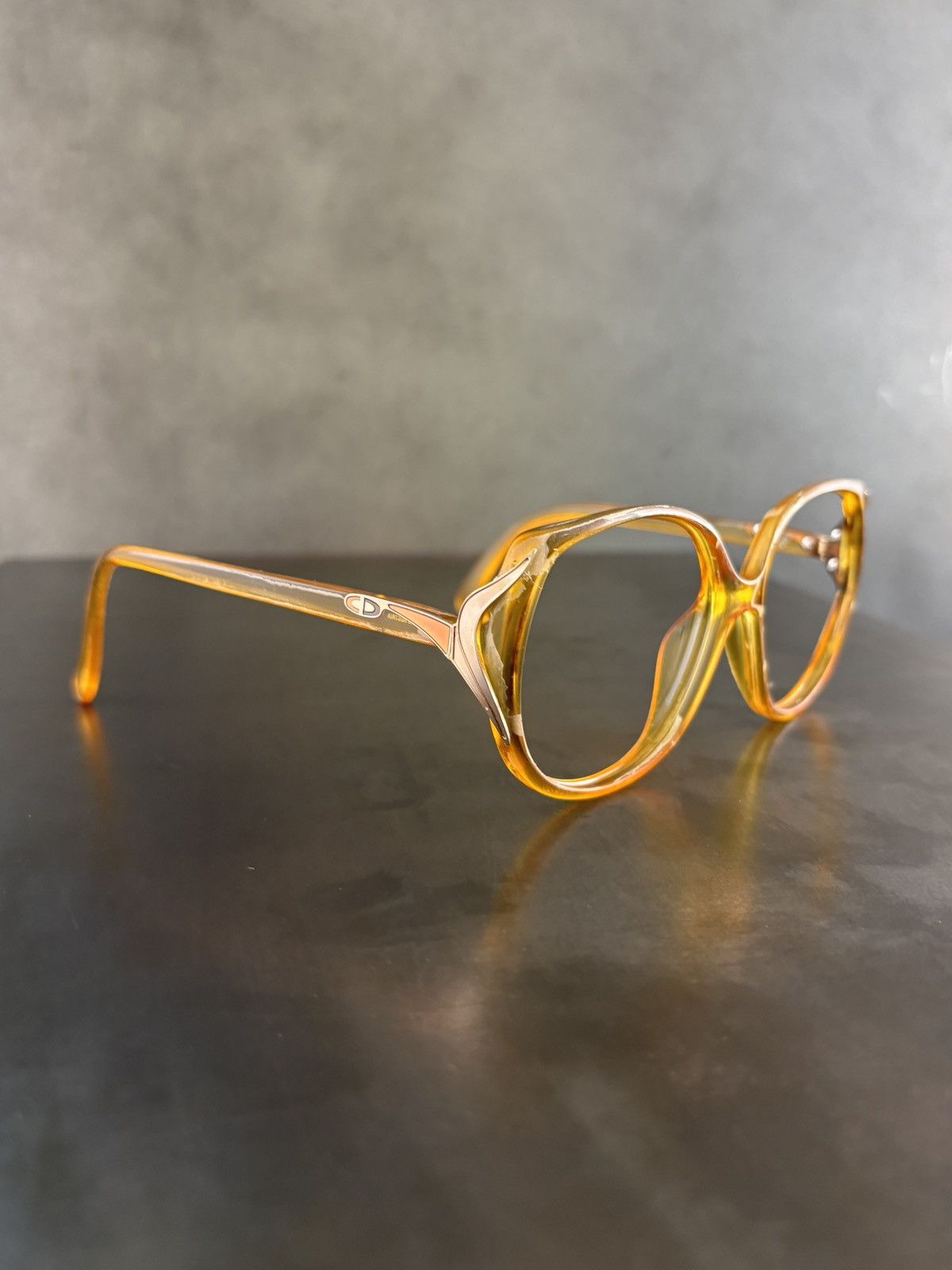 Christian Dior Monsieur Vintage Christian Dior Eyeglasses Frames Optyl Oversized 70s Size ONE SIZE - 20 Thumbnail