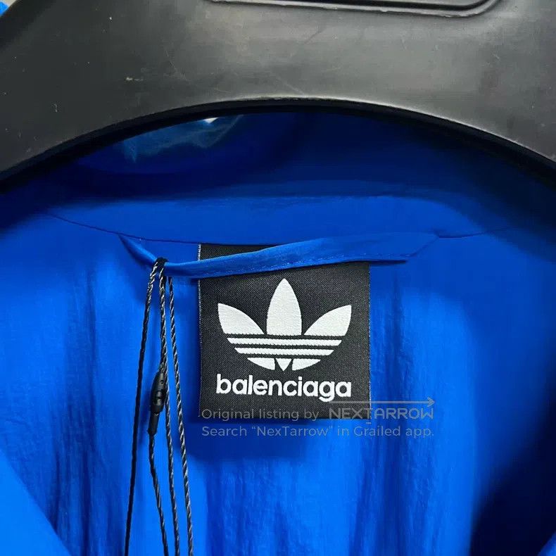 Balenciaga Balenciaga Logo Printed Striped Collar Long Sleeve Size US M / EU 48-50 / 2 - 2 Thumbnail