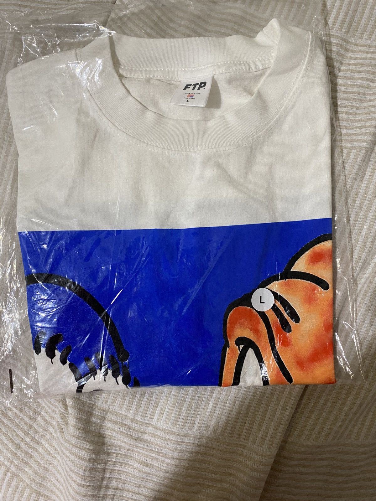 Fuck The Population × G59 Records FTP + SLAWN DOG TEE (WHITE) Size US L / EU 52-54 / 3 - 3 Thumbnail