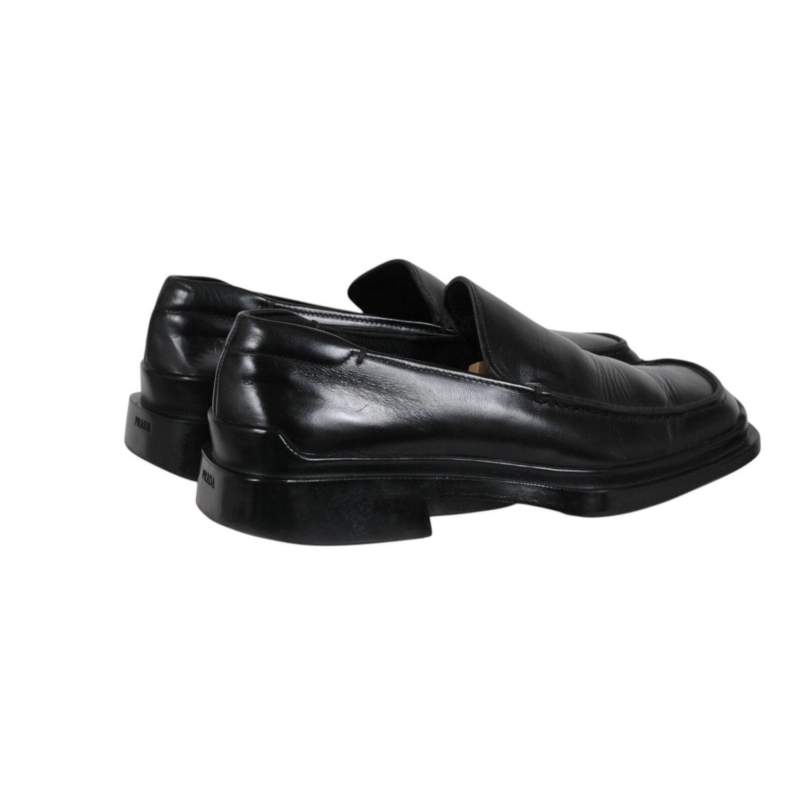 Prada AW99 Vtg Square Toe Loafers US 8 UK 7 Black - 02546 Size US 8 / EU 41 - 3 Thumbnail