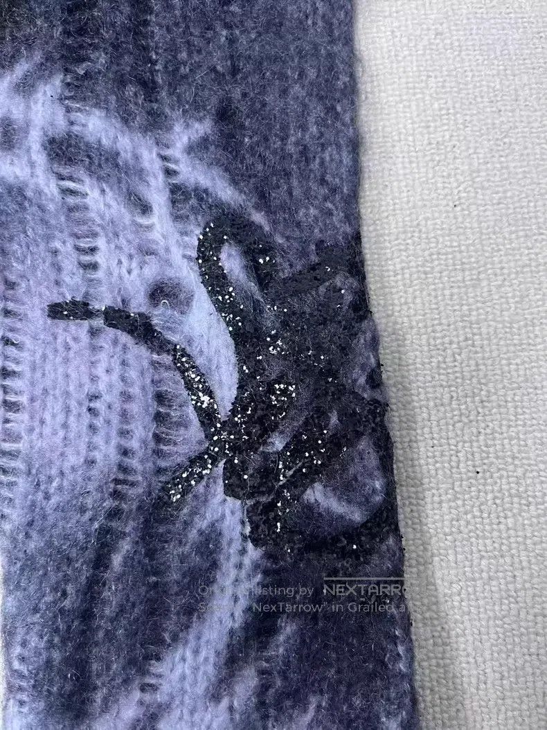 Acne Studios Acne Studios Ripped and Aged Zipper Closure Mohair Knit Sw Size US S / EU 44-46 / 1 - 3 Thumbnail