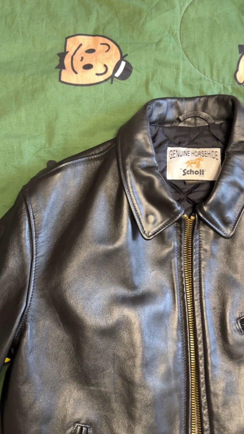 Schott Schott 689H Horsehide Biker Jacket Size US XL / EU 56 / 4 - 1 Thumbnail