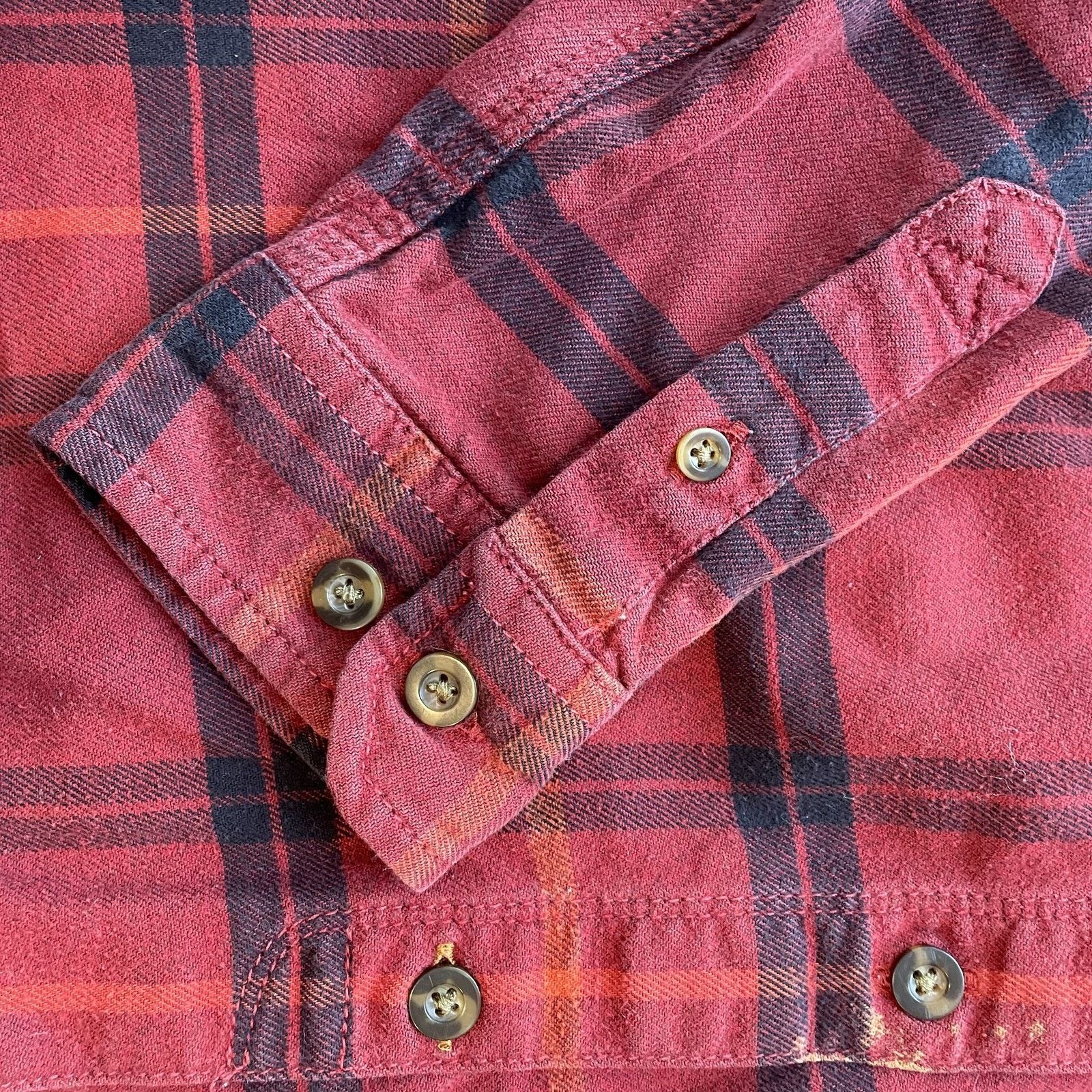 Carhartt Carhartt Women's Red Plaid Flannel Shirt Button Up Small 4/6 Size US S / EU 44-46 / 1 - 7 Thumbnail