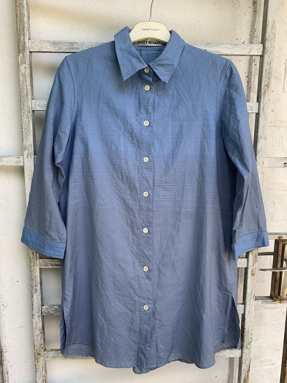 Designer × Issey Miyake × Japanese Brand Issey Miyake Button Up blouses Size XS / US 0-2 / IT 36-38 - 1 Thumbnail