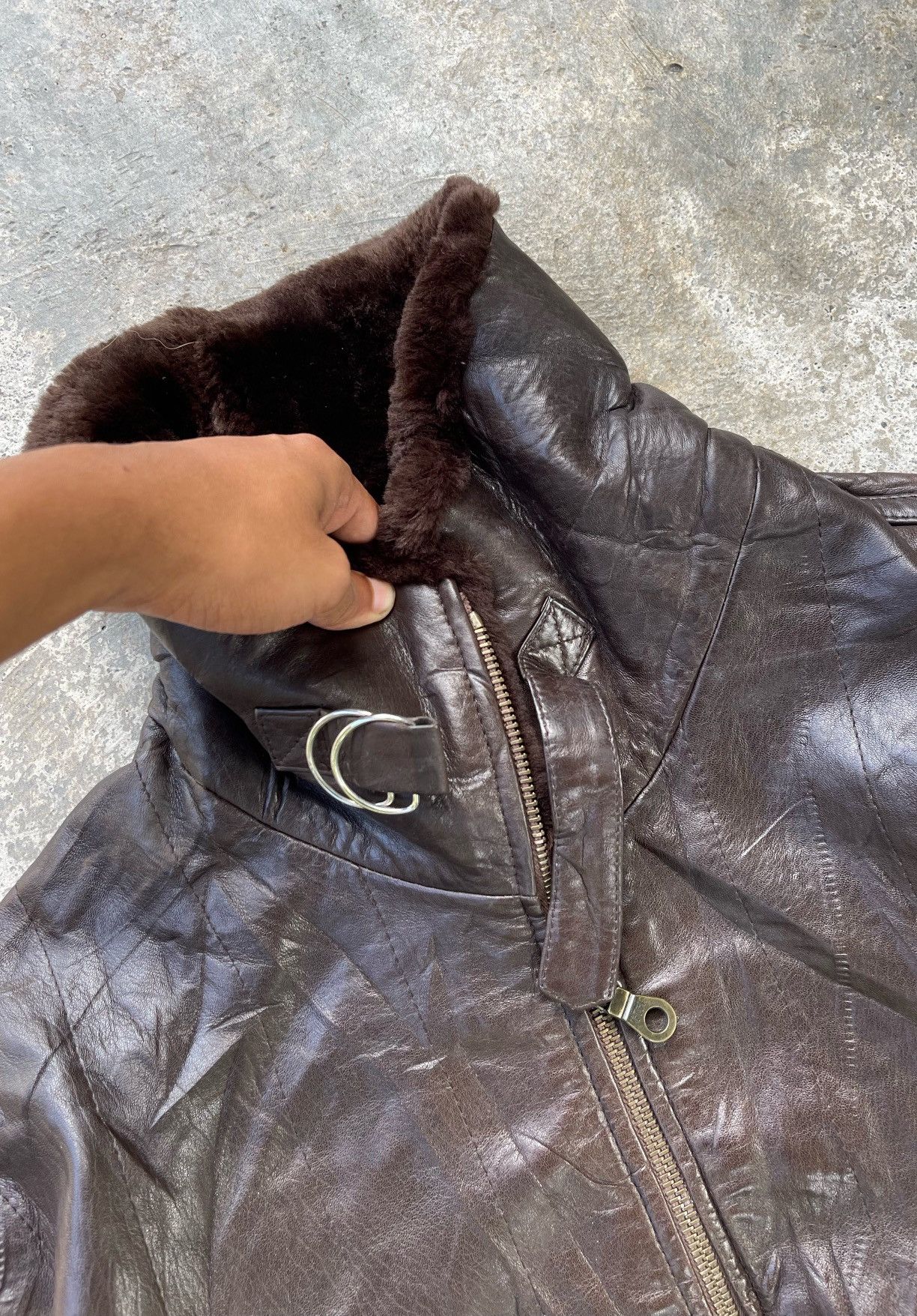Balmain 🔥VINTAGE PIERRE BALMAIN GENUINE LEATHER JACKET Size US XL / EU 56 / 4 - 8 Thumbnail