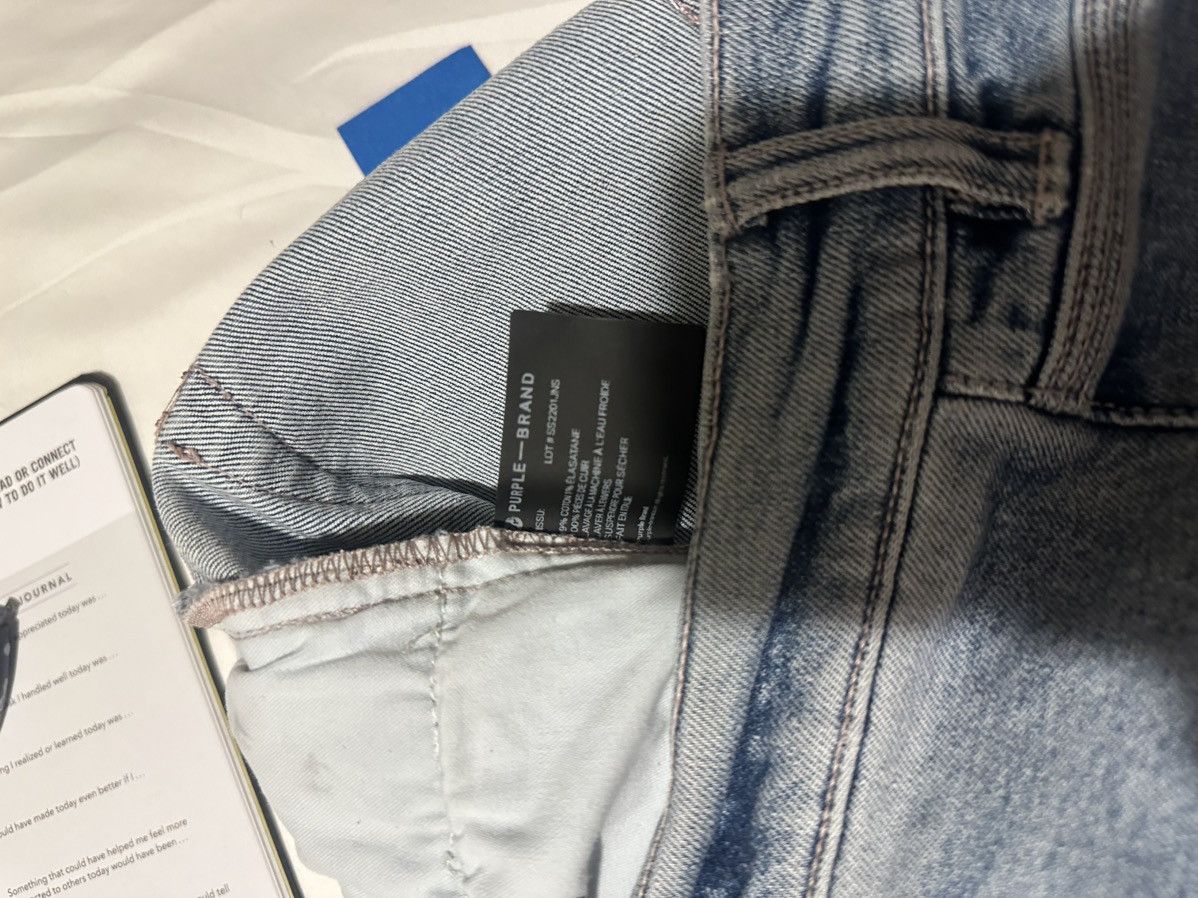Purple Brand Purple Brand Light Faded Indigo Size US 30 / EU 46 - 6 Thumbnail