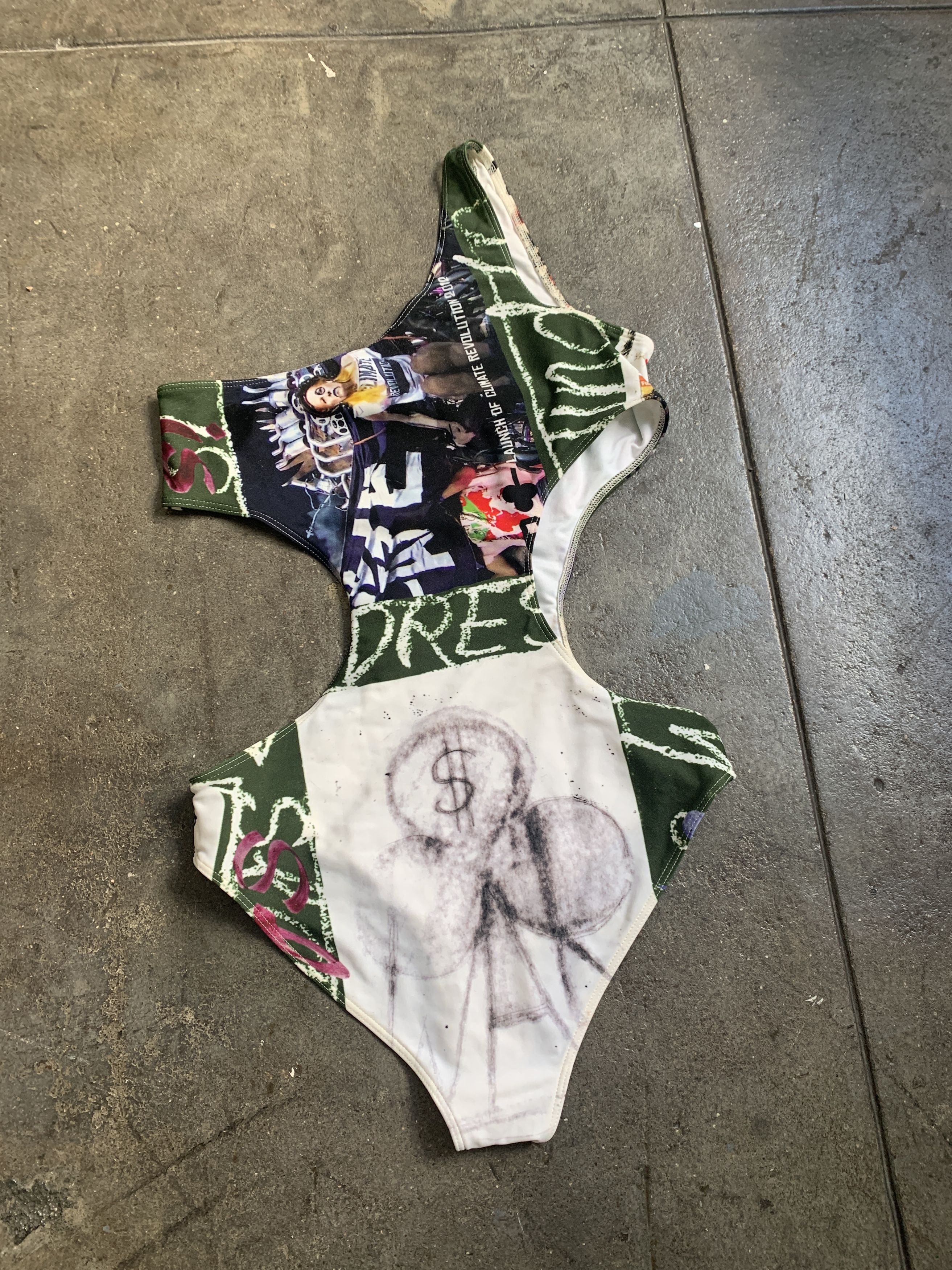 Vivienne Westwood Brand New 2018 Unisex Graffiti Body Suit Swim Wear Crazy Size S / US 4 / IT 40 - 3 Thumbnail