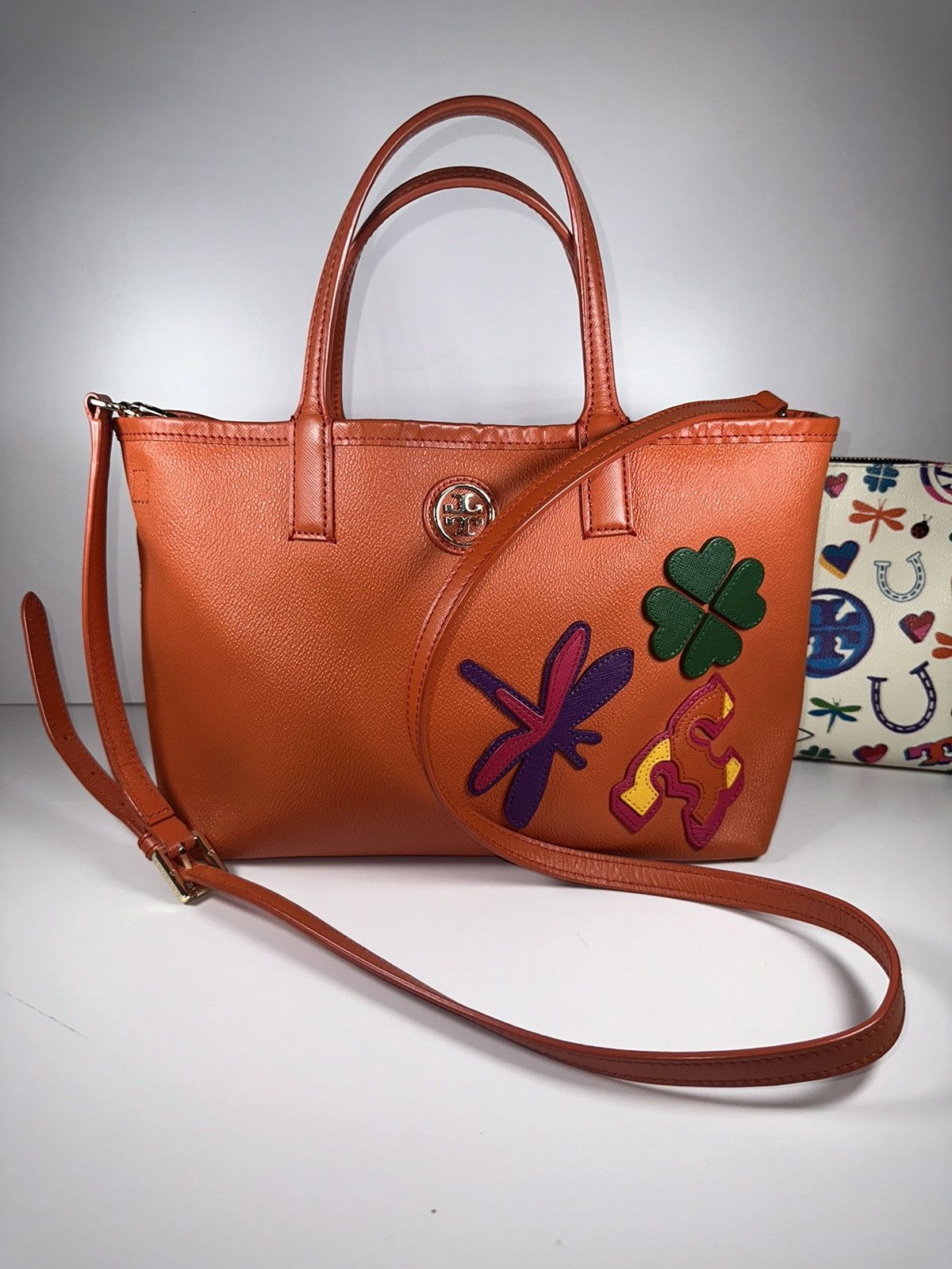 Tory Burch Tory Burch PVC leather 2way shoulder bag with lucky motif Size ONE SIZE - 6 Thumbnail