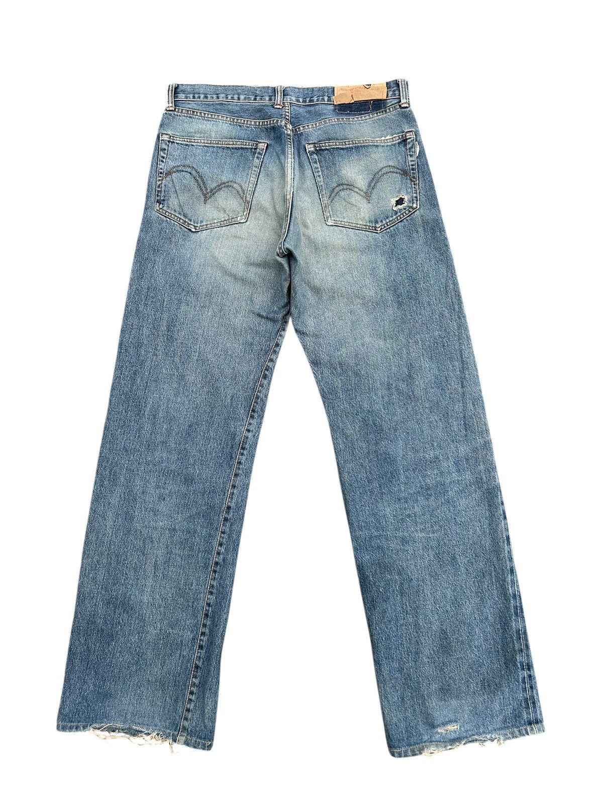 Kapital Vintage Studio Dartisan Selvedge Distressed Denim Jeans Size US 32 / EU 48 - 2 Thumbnail