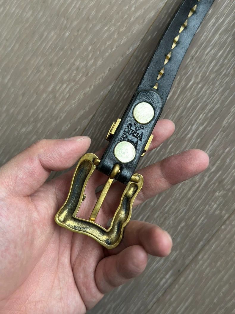 Enfants Riches Deprimes Enfants Riches Deprimes Brass rivet single line belt-2506 Size ONE SIZE - 3 Thumbnail