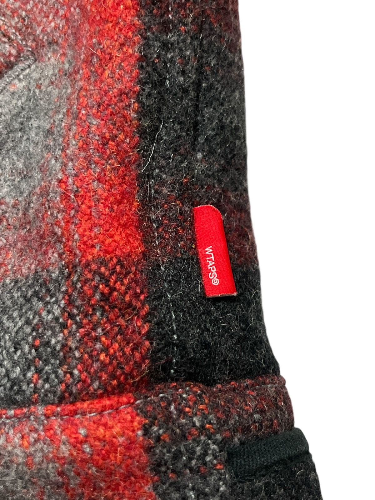 Wtaps WTAPS 09AW Melton Wool Grease Red Jacket Size US M / EU 48-50 / 2 - 9 Thumbnail