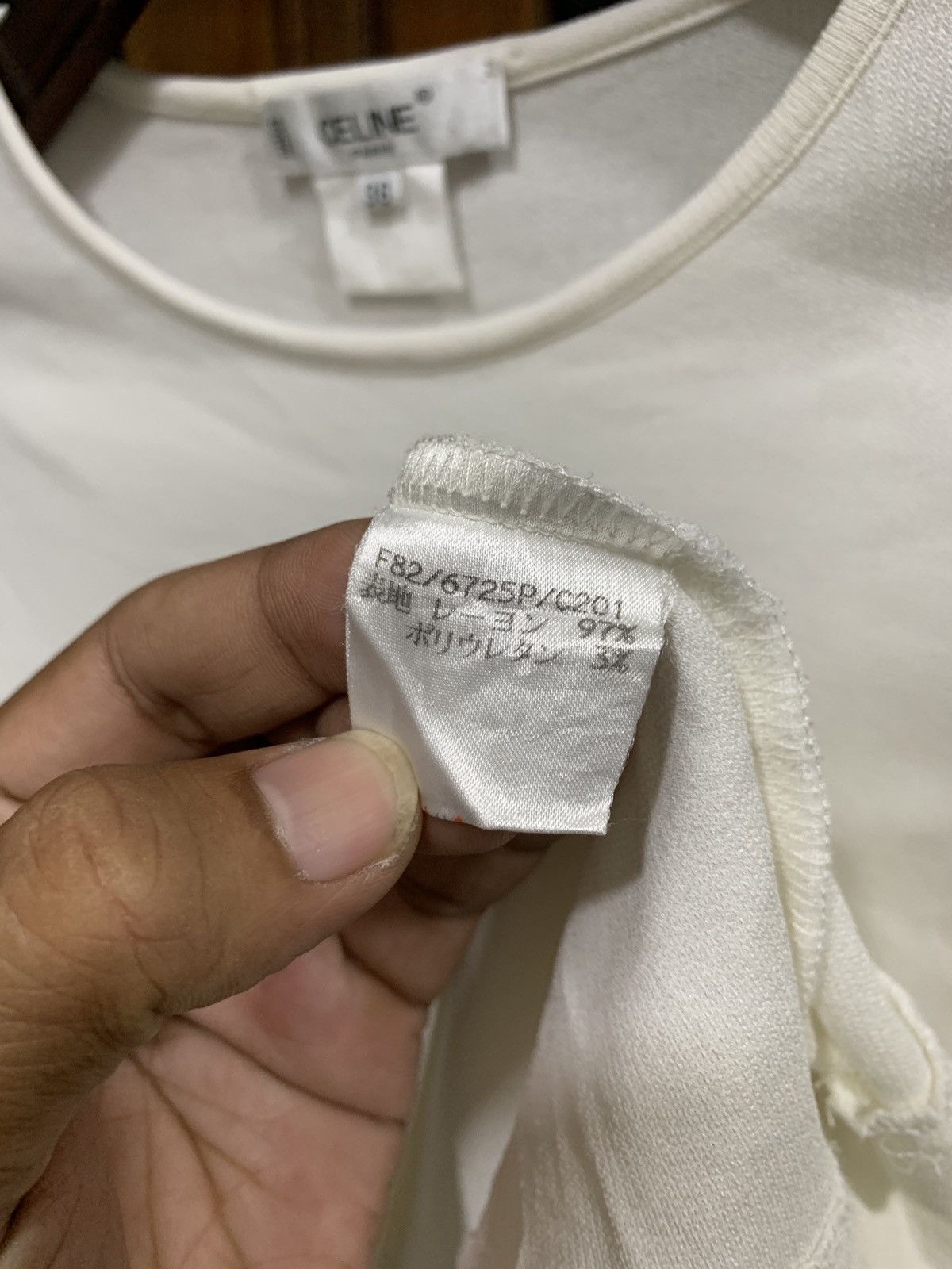 Celine 🔥SOLD🔥Celine Rayon Shirt Size XS / US 0-2 / IT 36-38 - 8 Thumbnail