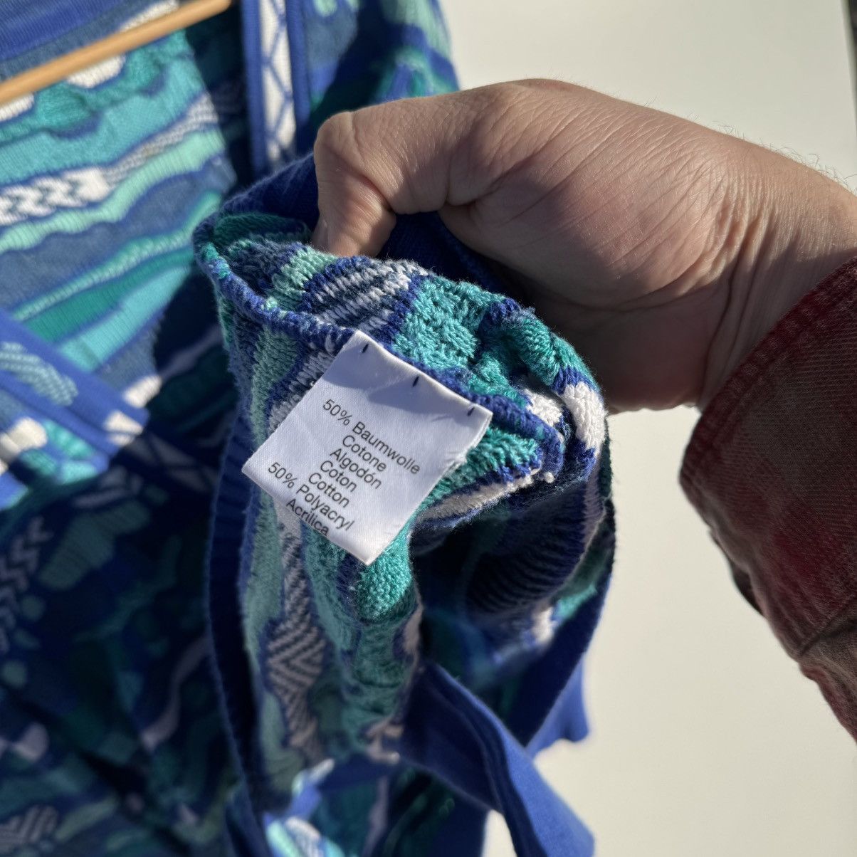 Coogi × Vintage Vintage Cardigan Cable Knit Coogi Style Australian Knit Boxy Size US L / EU 52-54 / 3 - 3 Thumbnail