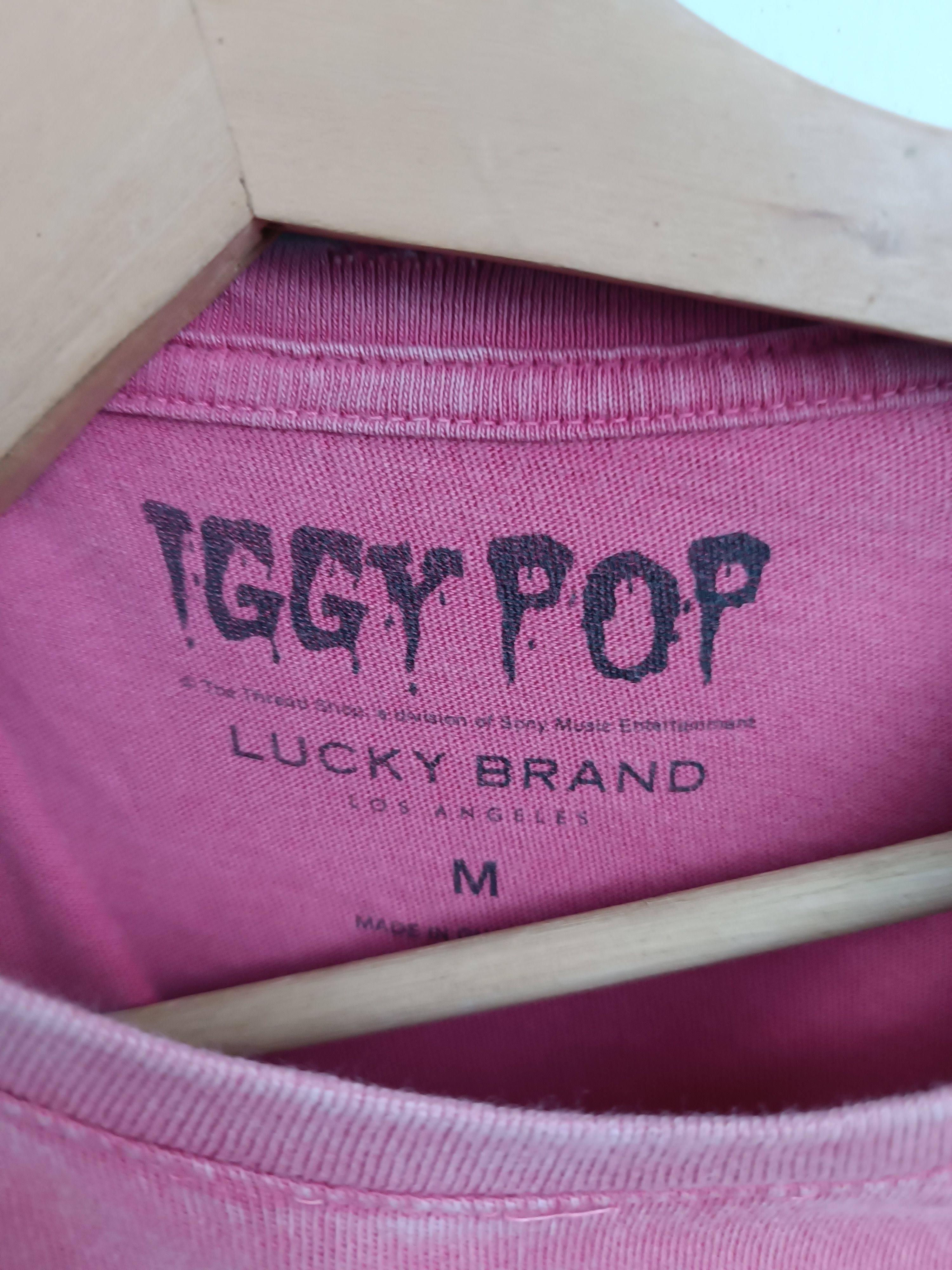 Band Tees THRASHED FADED VINTAGE IGGY POP I WANNA BE YOUR DOG TEE Size US L / EU 52-54 / 3 - 8 Thumbnail