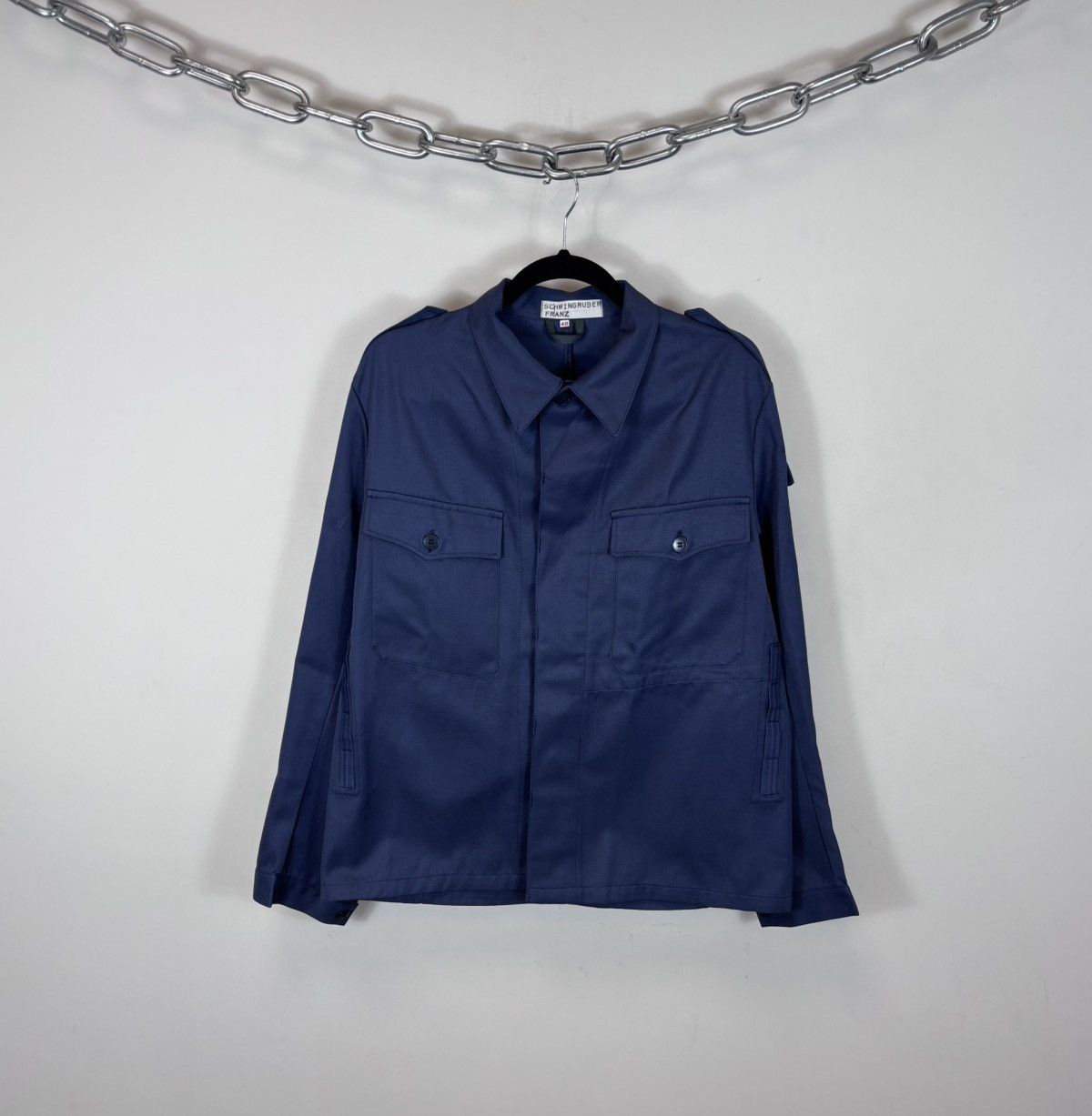 Other Vintage German Workwear Blue Utility Jacket Chore Coat Size US M / EU 48-50 / 2 - 1 Thumbnail
