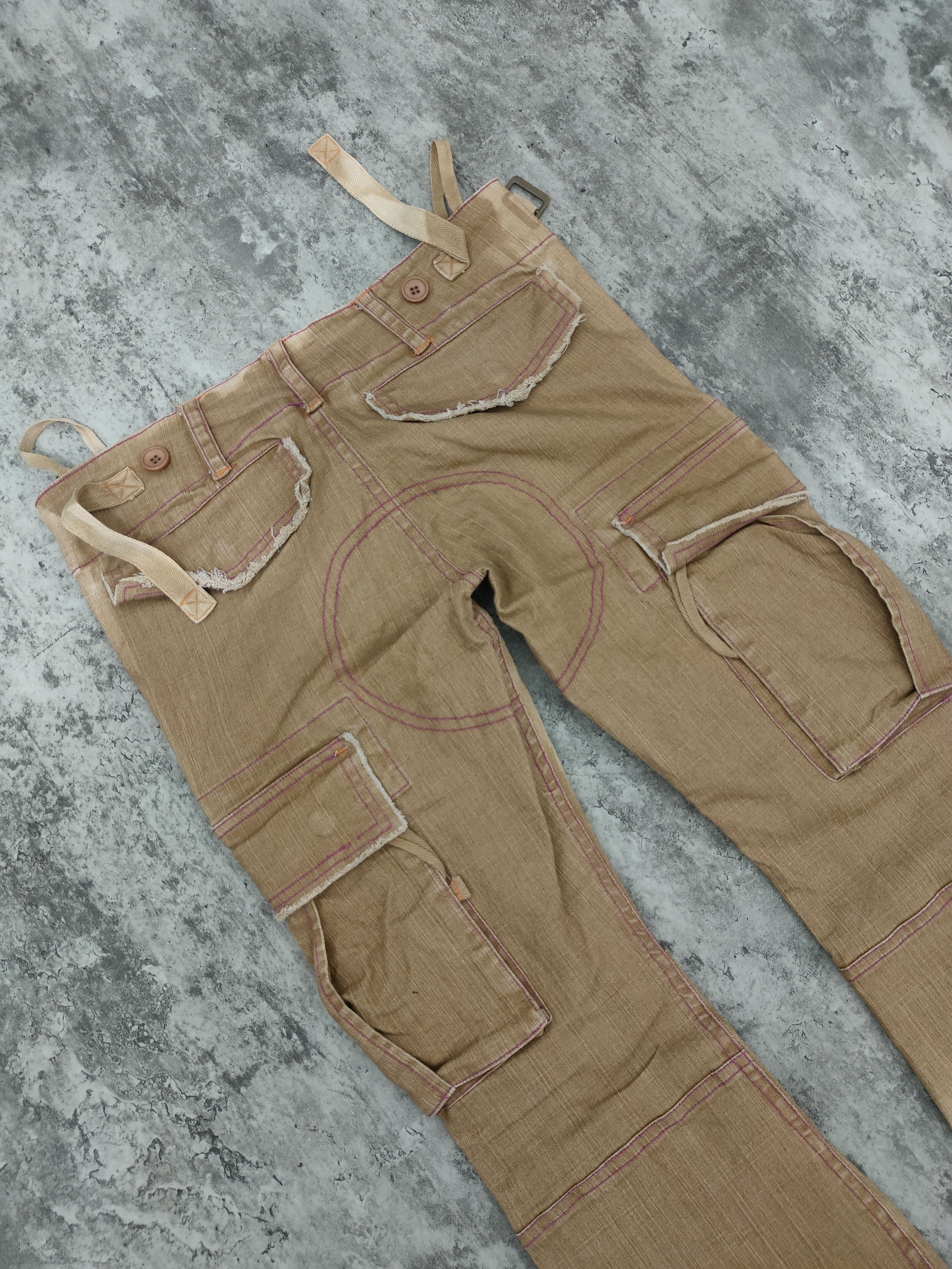 If Six Was Nine × Japanese Brand × Le Grande Bleu (L.G.B.) Delyle Cargo flare pans Size 29" - 5 Thumbnail