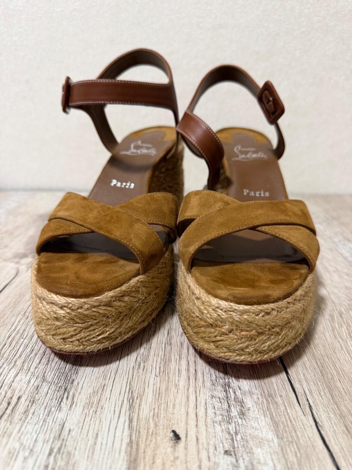 Christian Louboutin Christian Louboutin CALAKALA 70 Platform Espadrille Sandals Size US 9 / IT 39 - 6 Thumbnail