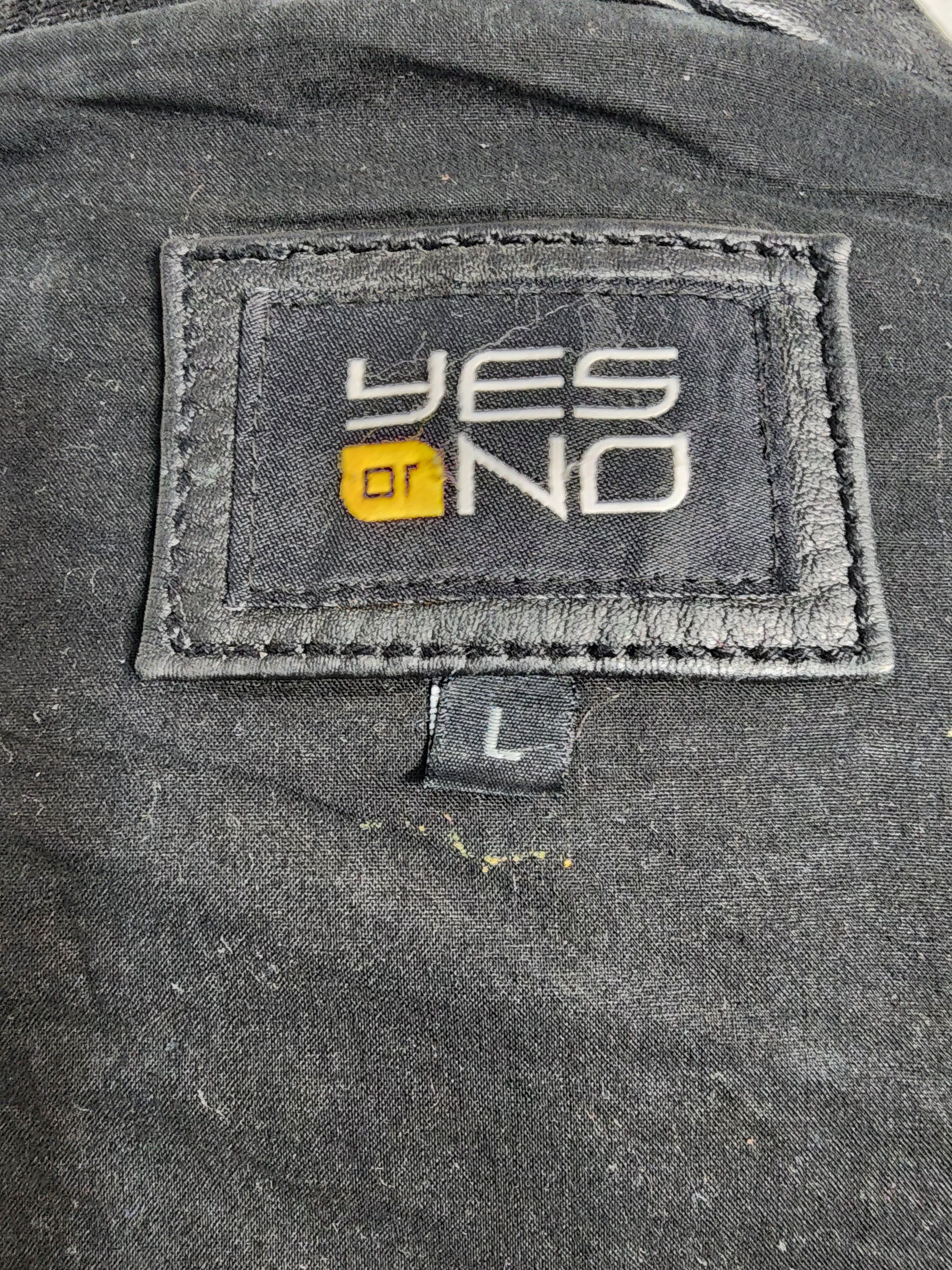 Other Men's Black Genuine Leather Jacket: Button Up Style, Pockets Size US L / EU 52-54 / 3 - 8 Thumbnail