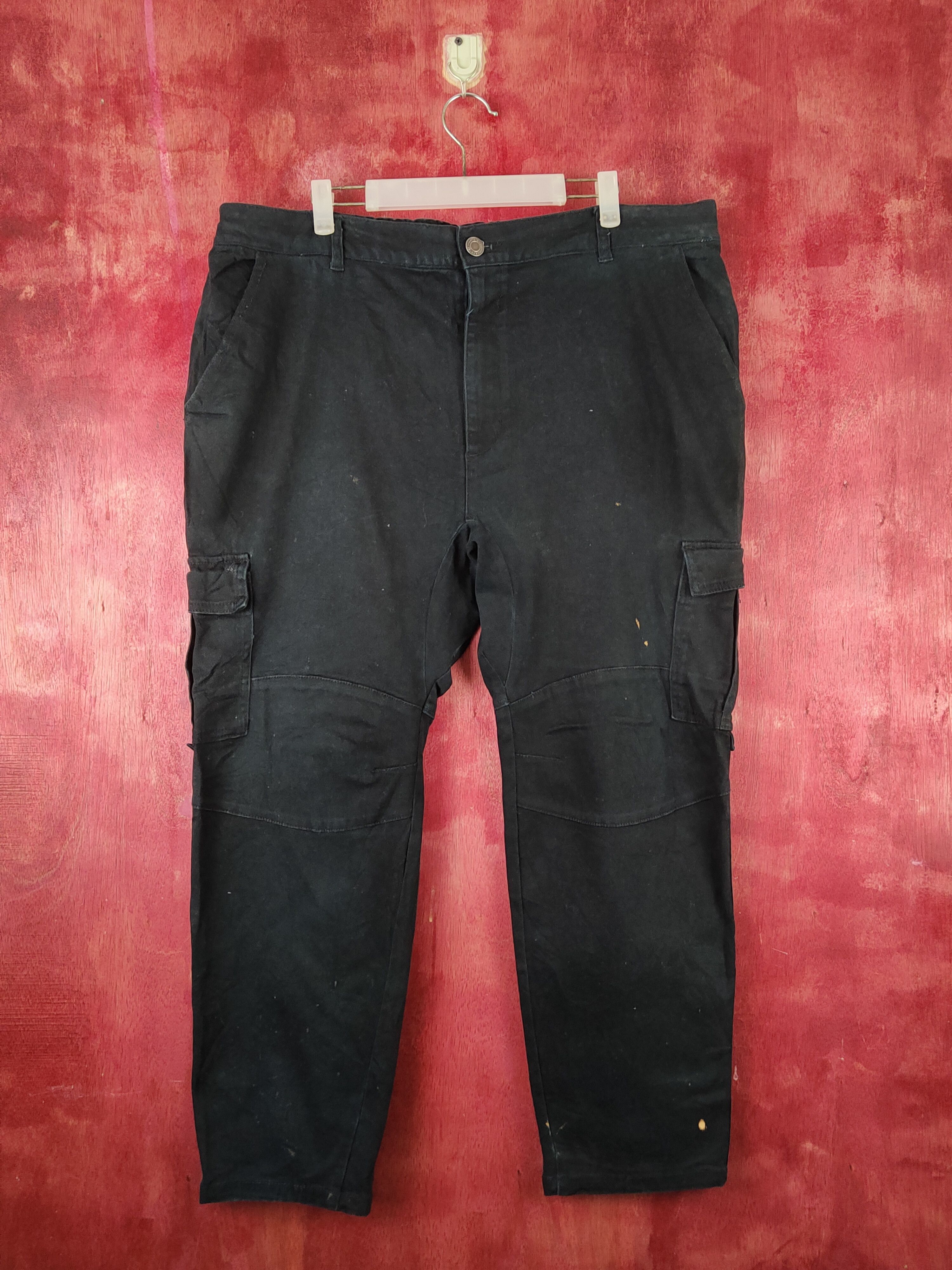 Japanese Brand Japanese Brand Black Multipocket Tactical Jeans #S1761 Size US 43 - 1 Thumbnail