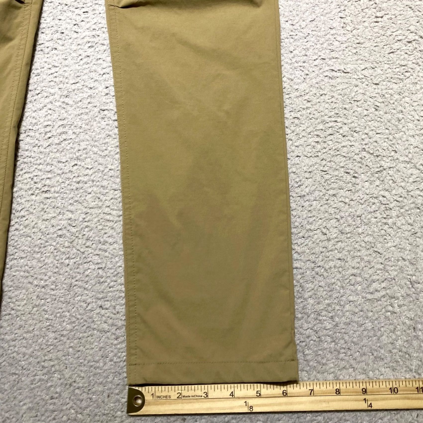 Marmot Marmot Womens Pants Beige Mid Straight Nylon Spandex Belted Pockets Logo 8 B Size 30" / US 8 / IT 44 - 5 Thumbnail