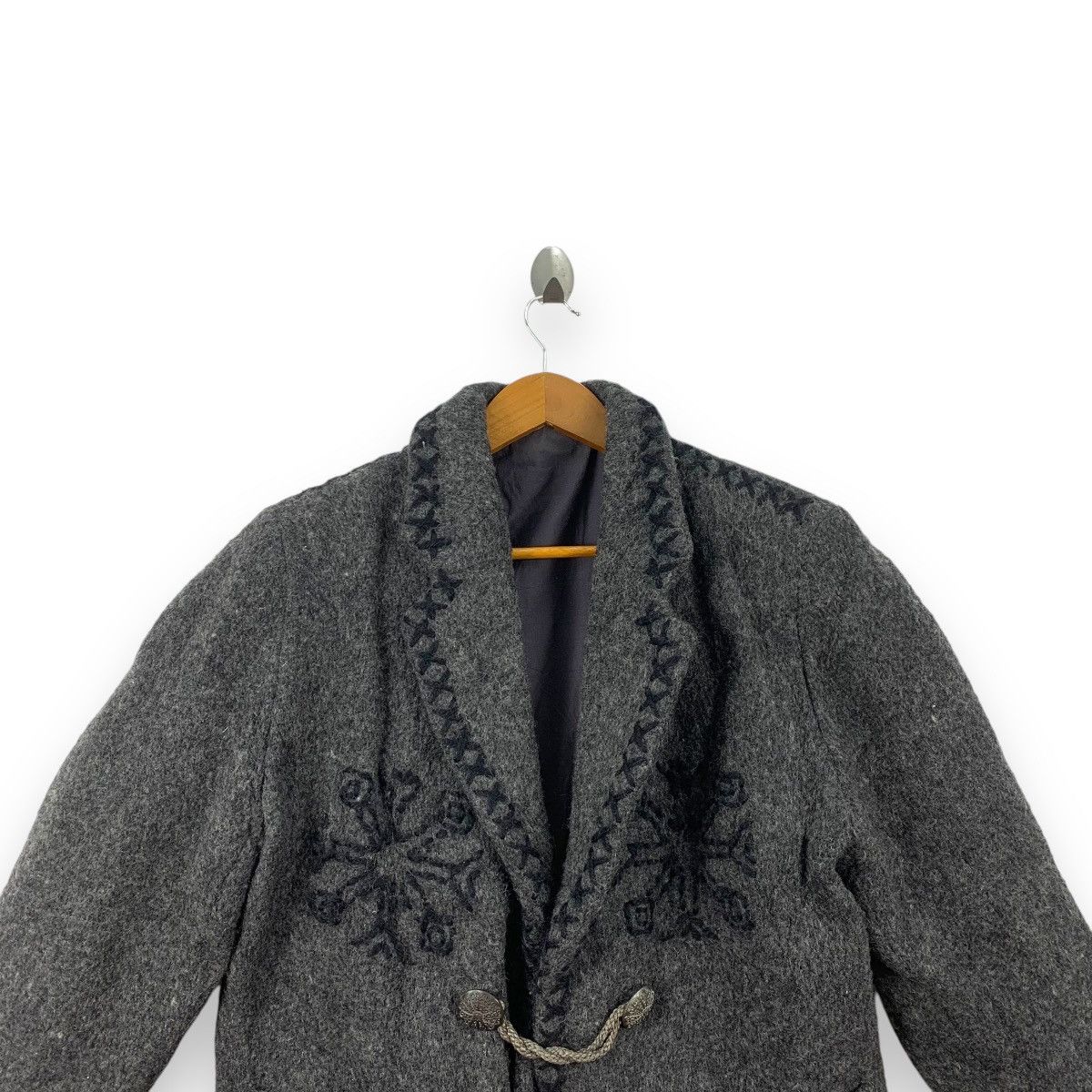 Issey Miyake Vintage ISSEY MIYAKE I.S. Aztec Nordic Snowflake Jacket Size L / US 10 / IT 46 - 2 Thumbnail