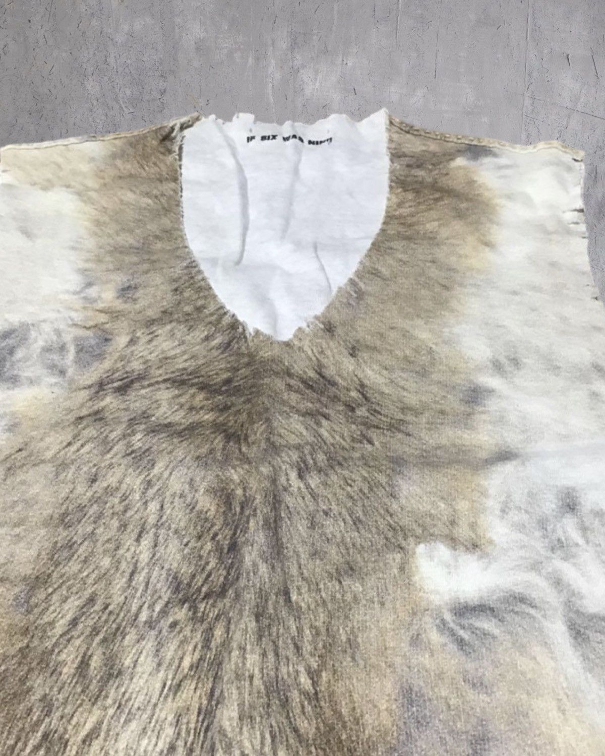 If Six Was Nine × Japanese Brand × Le Grande Bleu (L.G.B.) If Six Was Nine Long fur print Tank top Size US S / EU 44-46 / 1 - 2 Thumbnail