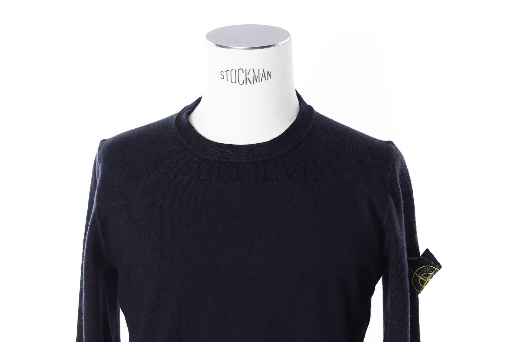 STONE ISLAND SWEATER WOOL BLACK BADGE ART.531550BC4/19 214