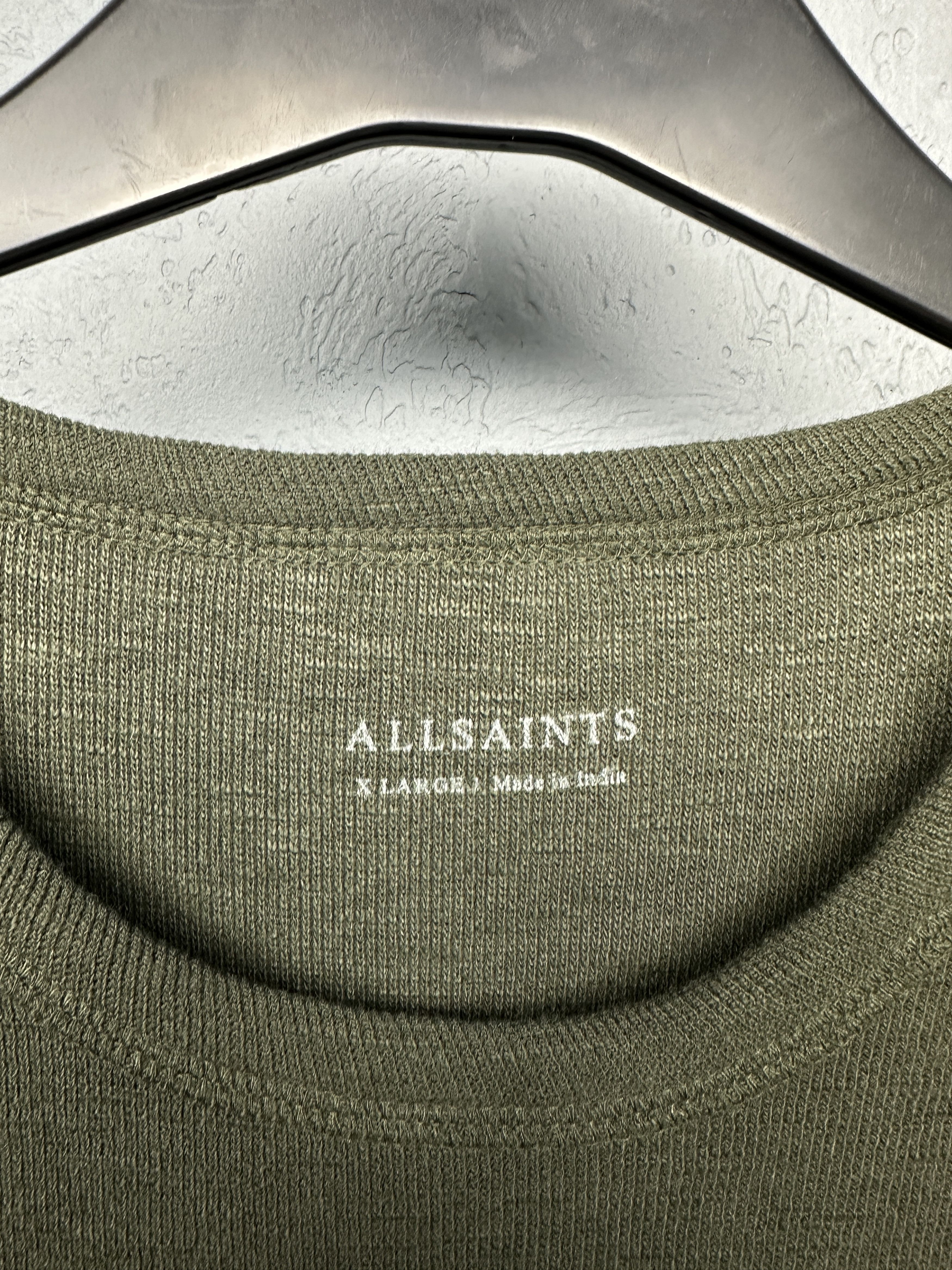 Allsaints AllSaints Esum SS Crew Neck Heavy Cotton T-Shirt Size US XL / EU 56 / 4 - 4 Thumbnail