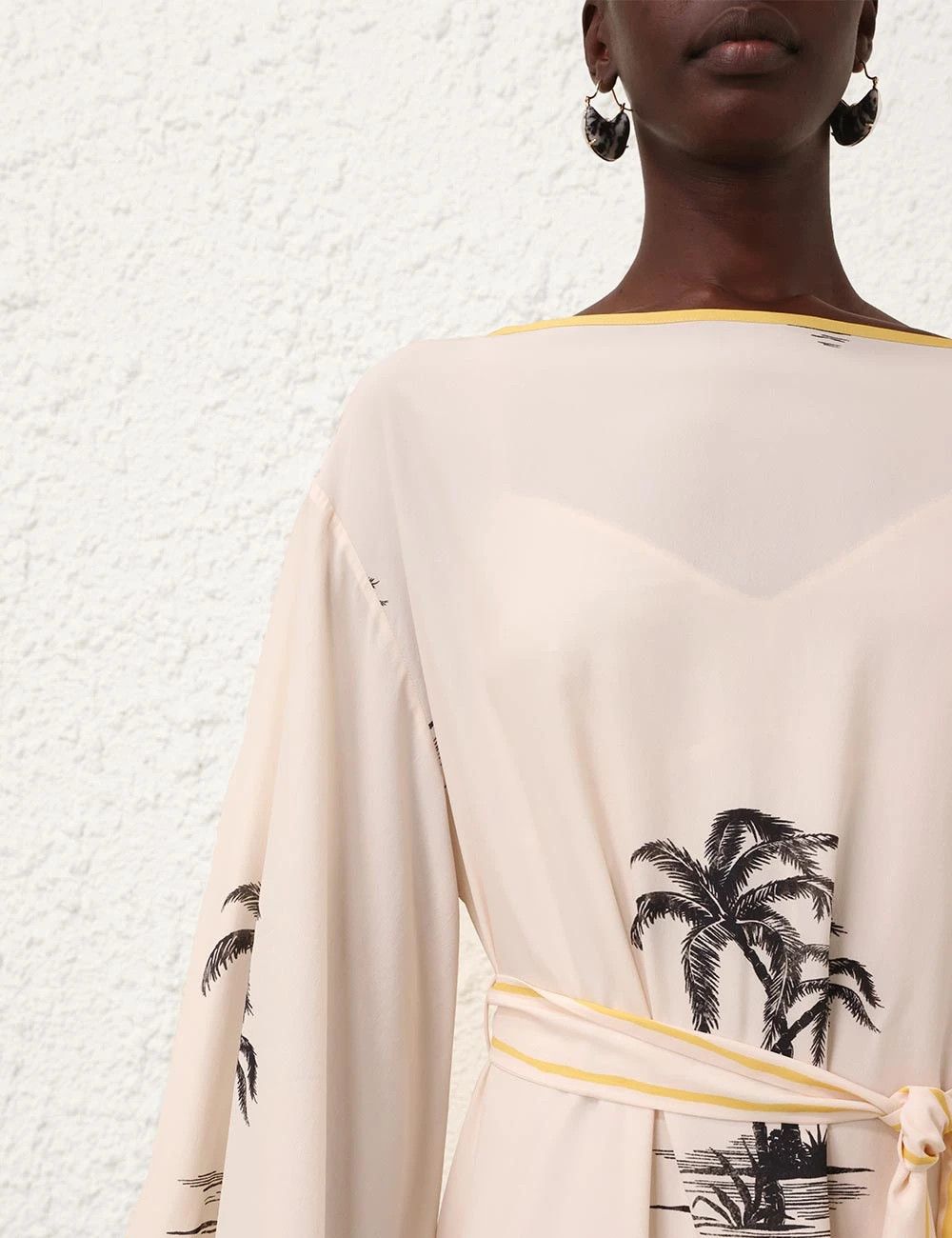 Zimmermann oc11z0226 Tunic Dress In Cream Size M / US 6-8 / IT 42-44 - 5 Thumbnail