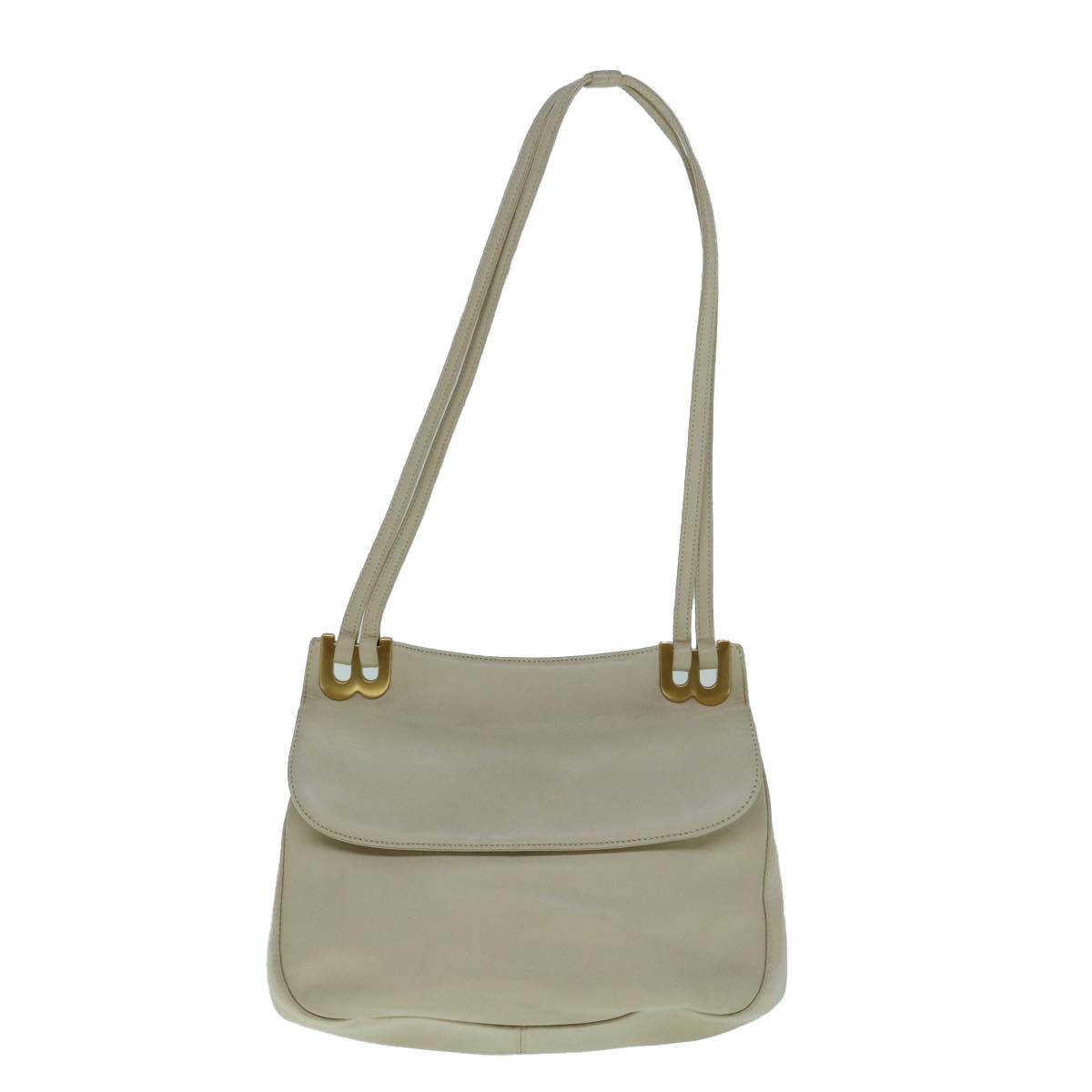Bally Beige Leather Shoulder Bag (Pre-Owned) Size ONE SIZE - 1 Thumbnail