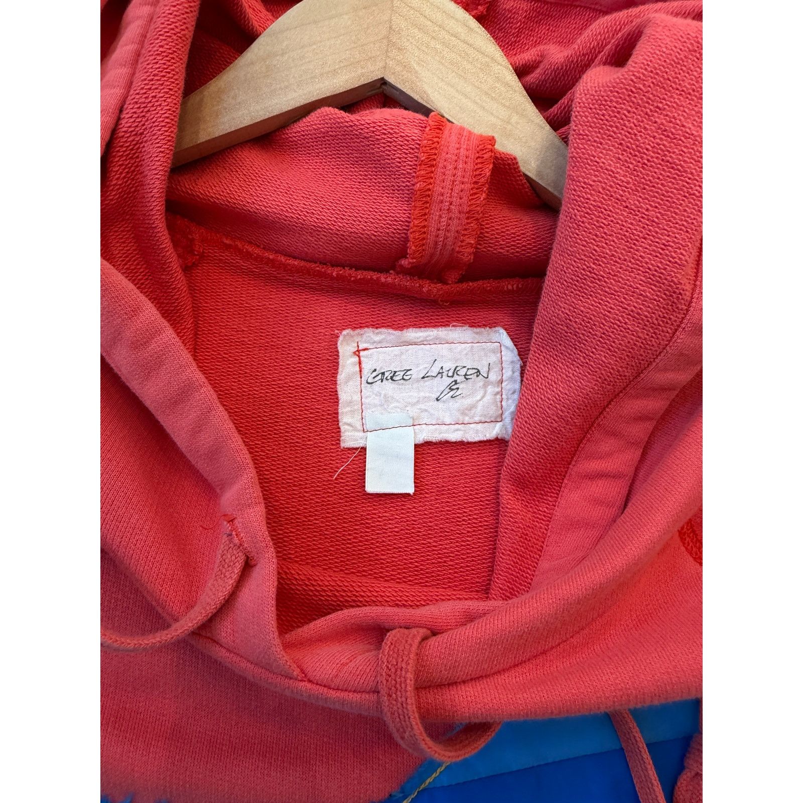 Greg Lauren Greg Lauren SAMPLE Faded Red Eagle Hoodie Size US L / EU 52-54 / 3 - 5 Thumbnail