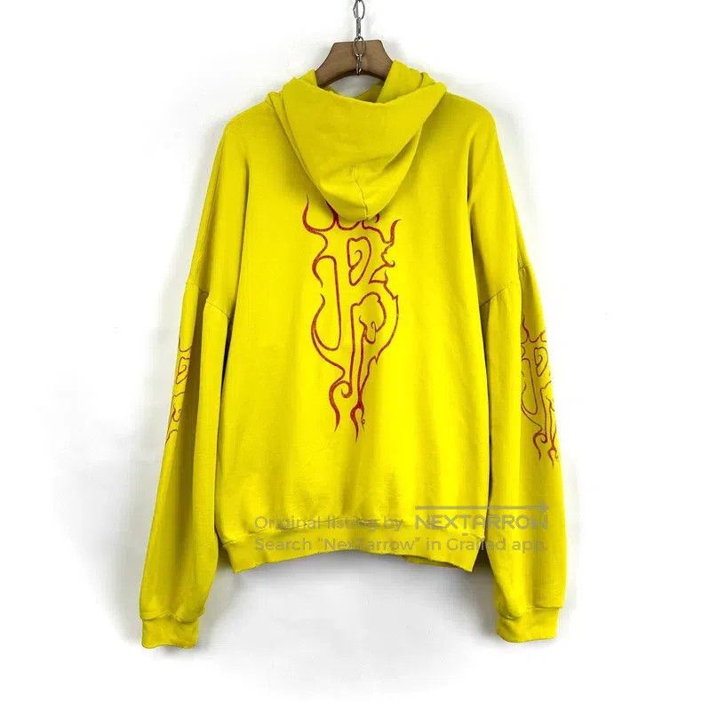 Balenciaga Balenciaga Chest Red Flame Letter Logo Printed Hoodie Size US M / EU 48-50 / 2 - 2 Thumbnail