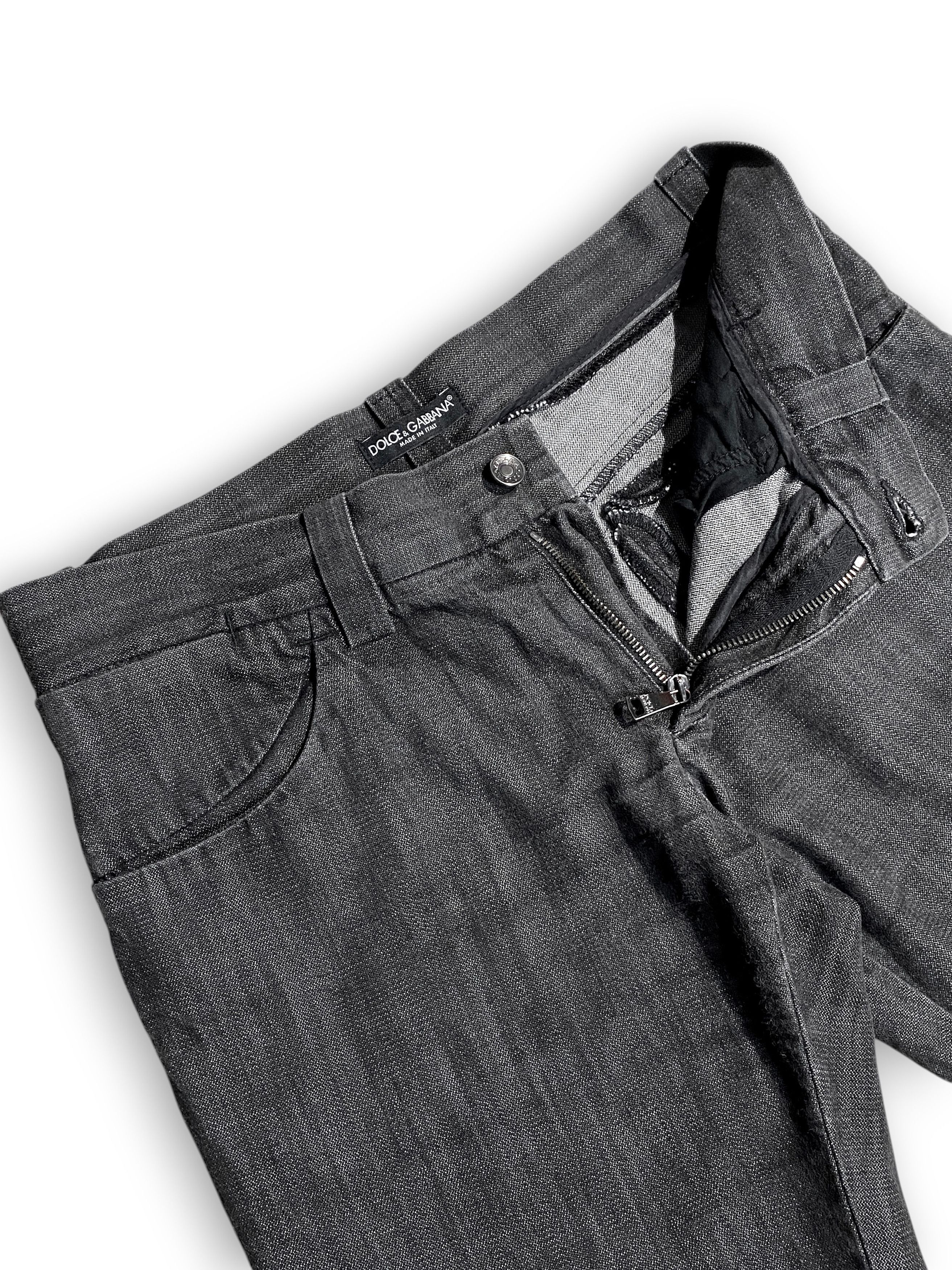 Dolce & Gabbana Dolce & Gabbana DG Logo Denim Washed Classic Straight Jeans Size US 32 / EU 48 - 6 Thumbnail