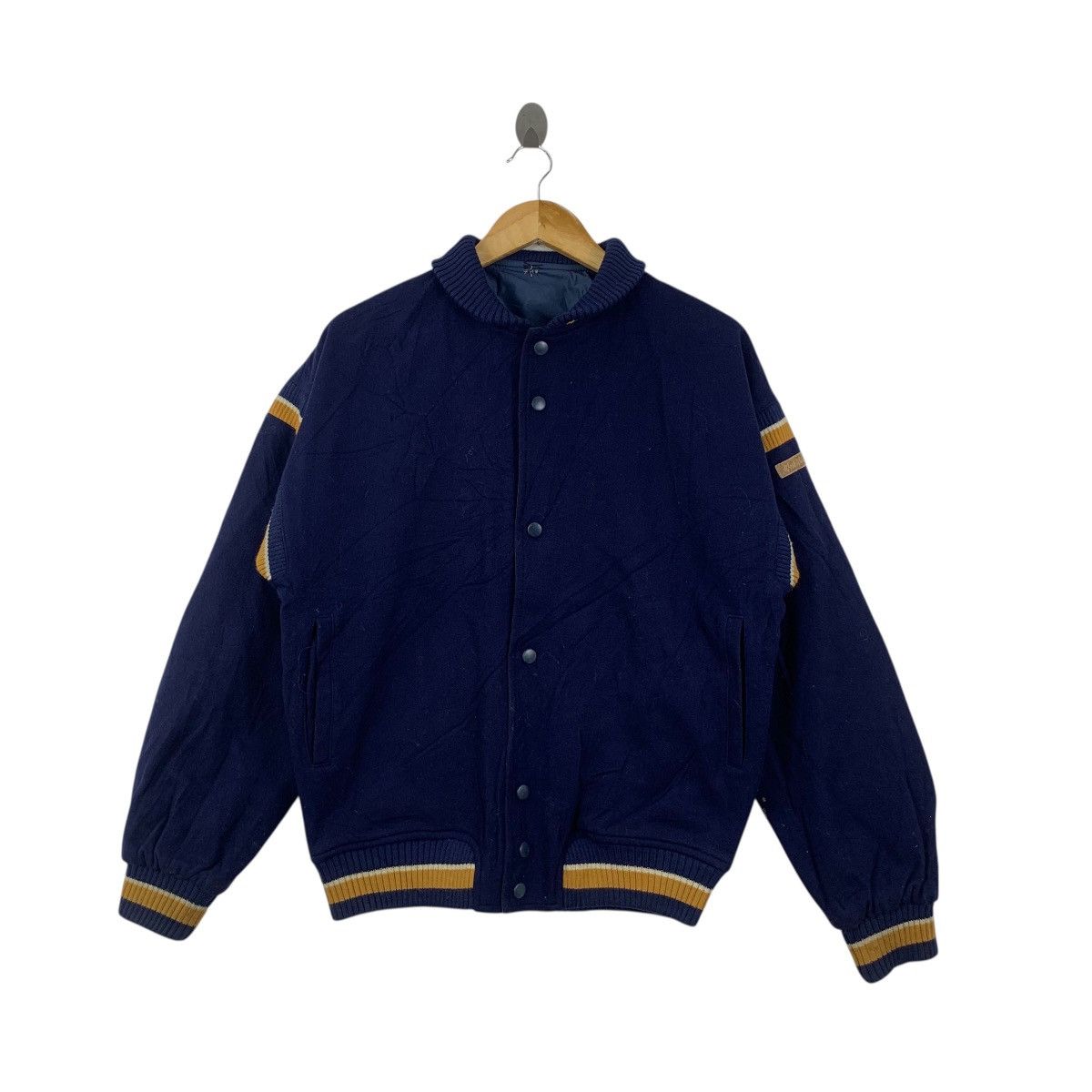 Mizuno Vintage 70’ MIZUNO WORLD WIN Baseball Varsity Jacket Bomber Size US L / EU 52-54 / 3 - 1 Thumbnail