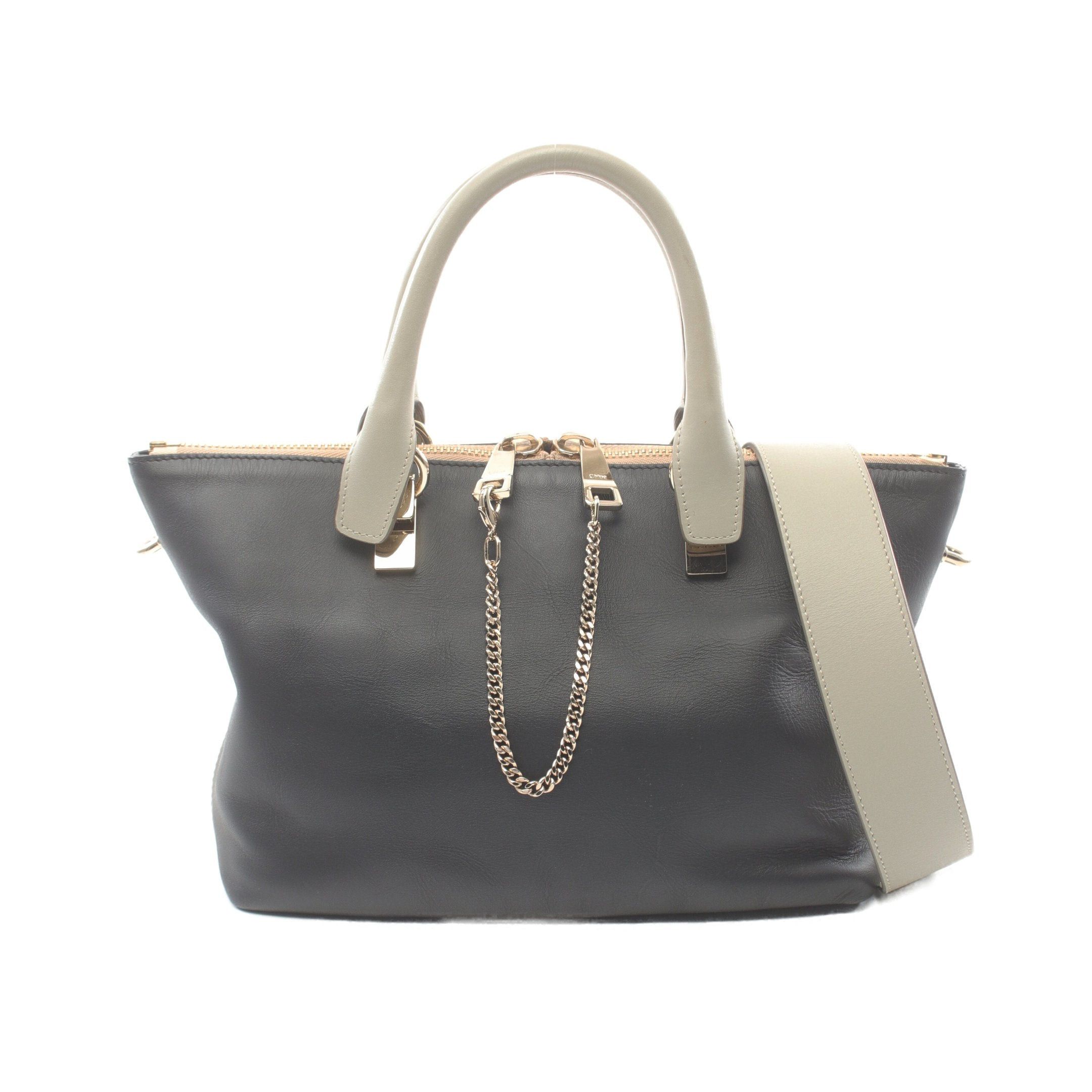 Chloe Chloe Bailey Handbag Leather Dark Gray Light Size ONE SIZE - 1 Thumbnail
