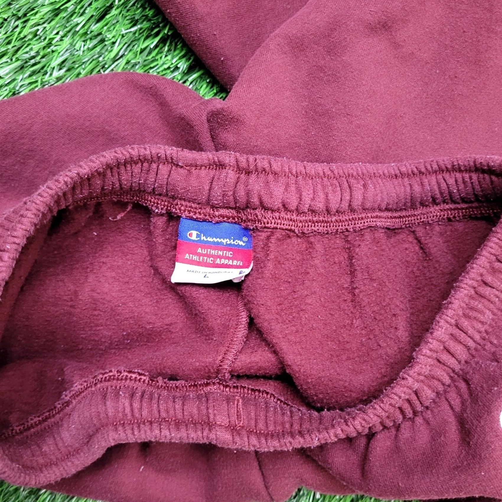 Champion VINTAGE Champion Sweatpants Mens M Oakwood HBCU Maroon Baggy High Rise Relaxed Y2K Joggers Size US 30 / EU 46 - 6 Thumbnail