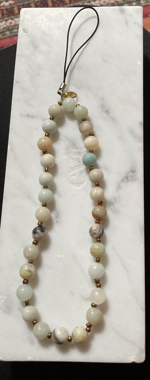 Other Amazonite beaded phone charm Size ONE SIZE - 1 Preview