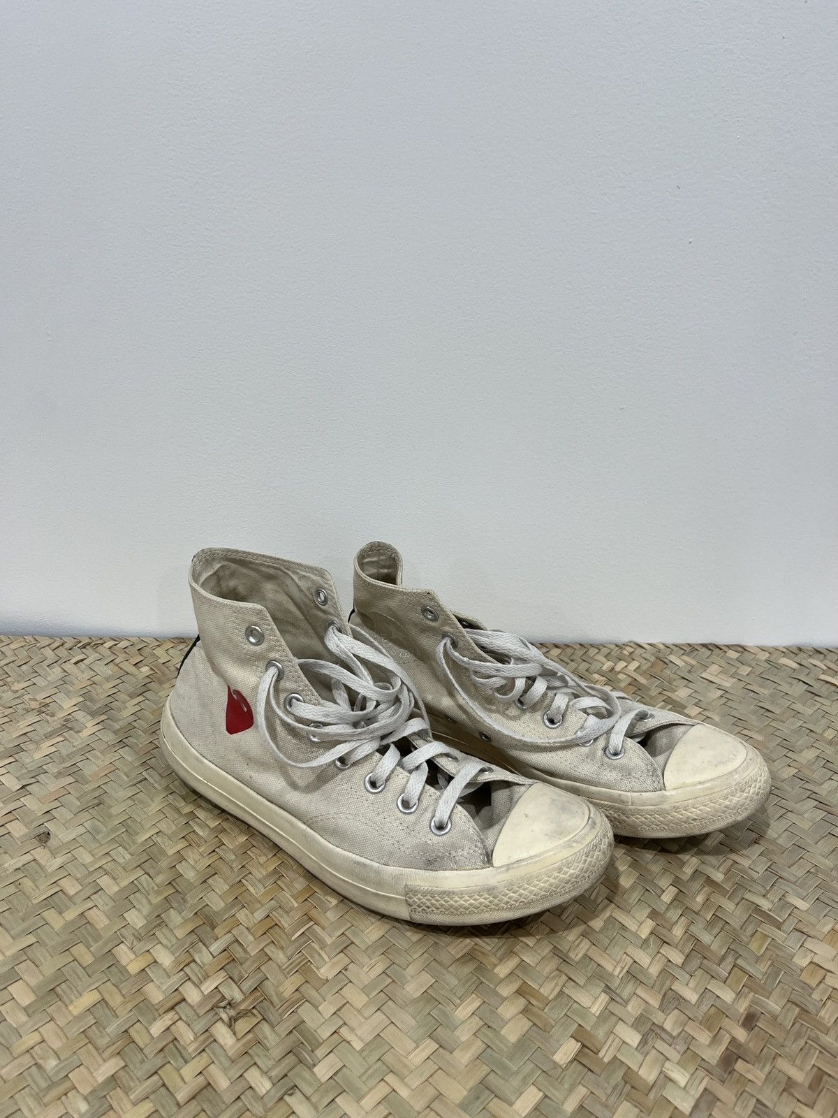 Comme des Garcons × Converse cdg x converse hi-top chucks Size US 9 / EU 42 - 2 Thumbnail
