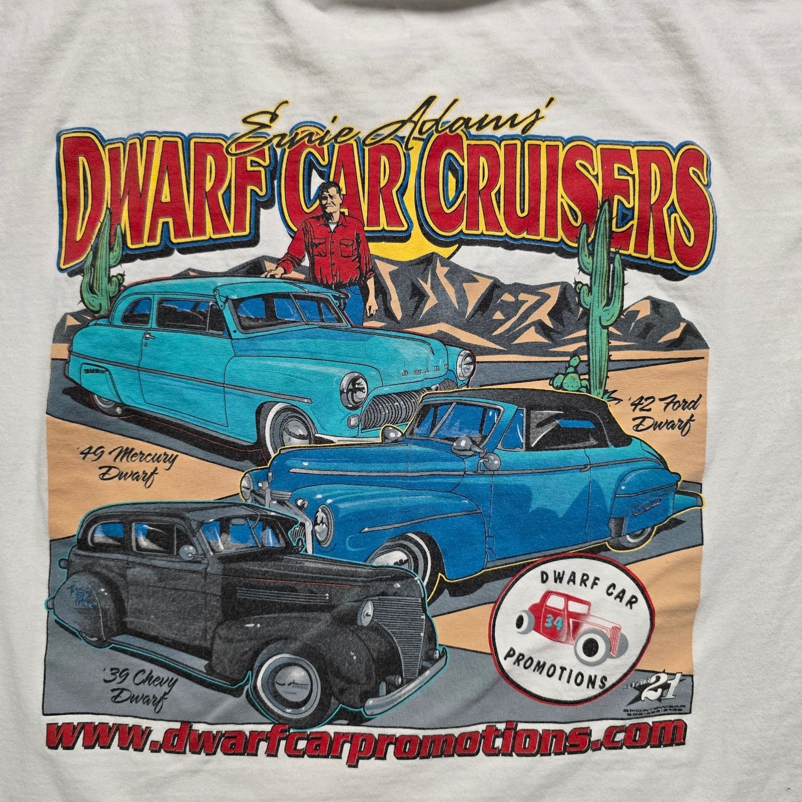 Other Ernie Adam's Dwarf Car Cruisers Dwarf White XL Car Tee Size US XL / EU 56 / 4 - 2 Thumbnail