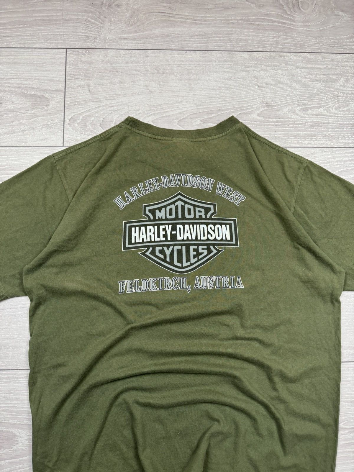 Harley Davidson Vintage 00s Harley Davidson Tribal Logo Australia XL sz Size US XL / EU 56 / 4 - 5 Thumbnail