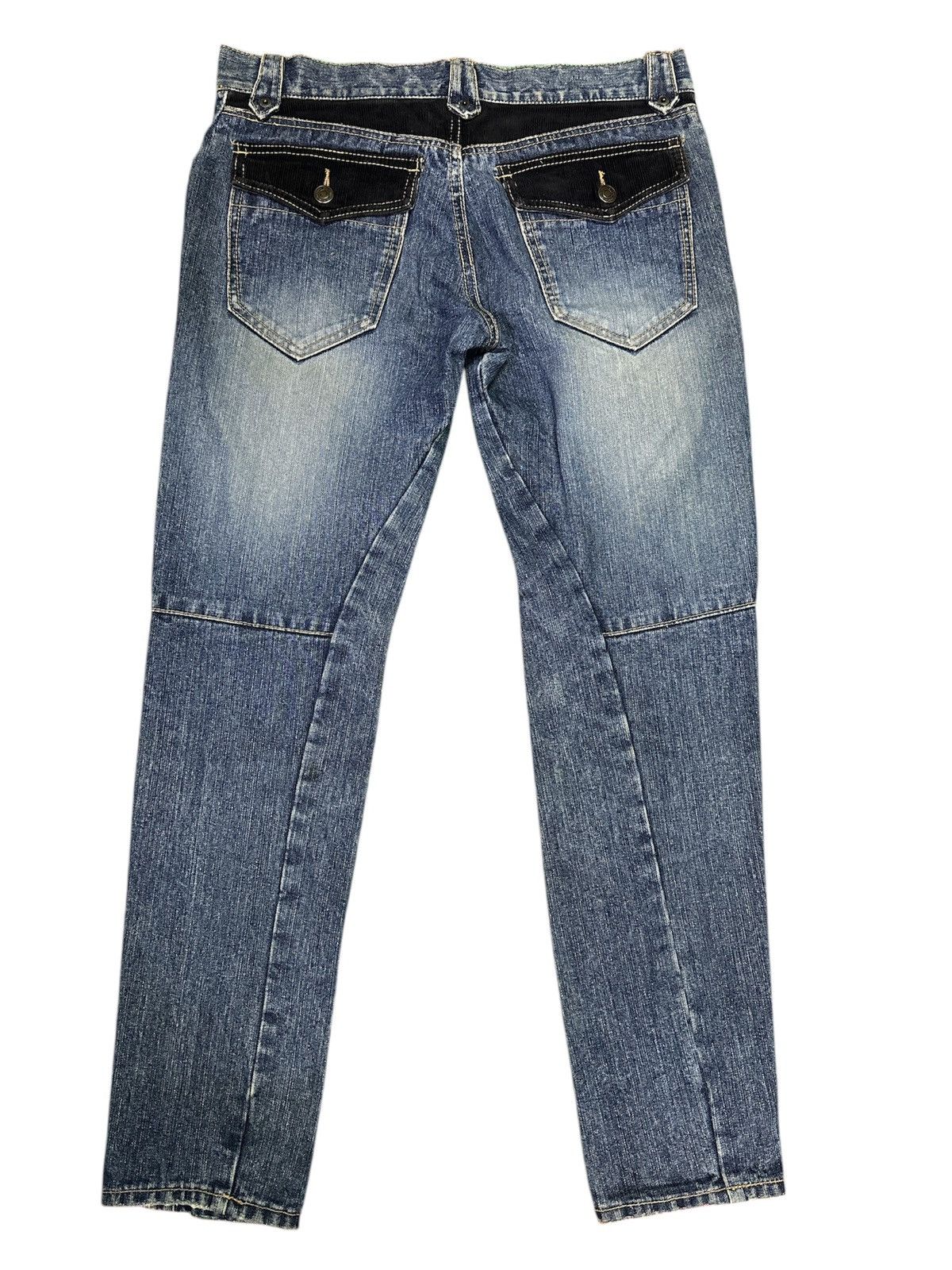 Japanese Brand Twist Legs 💥Vintage Unbrand Twist Leg Flare style Size US 32 / EU 48 - 2 Thumbnail