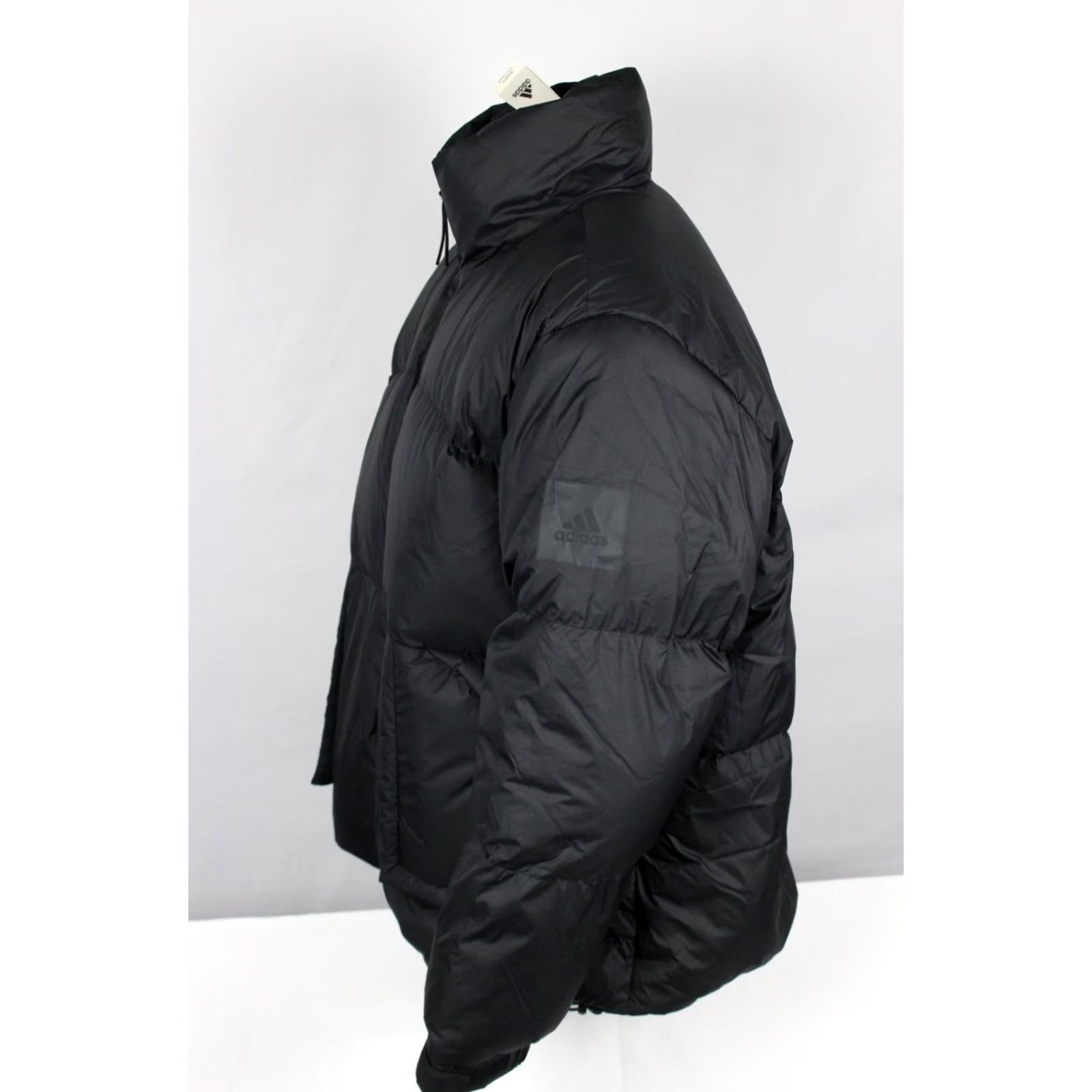 Adidas Adidas Men's Big Baffle Jacket Duck Down Full Zip 2XL Hooded Black IV9776 Size US XXL / EU 58 / 5 - 2 Thumbnail