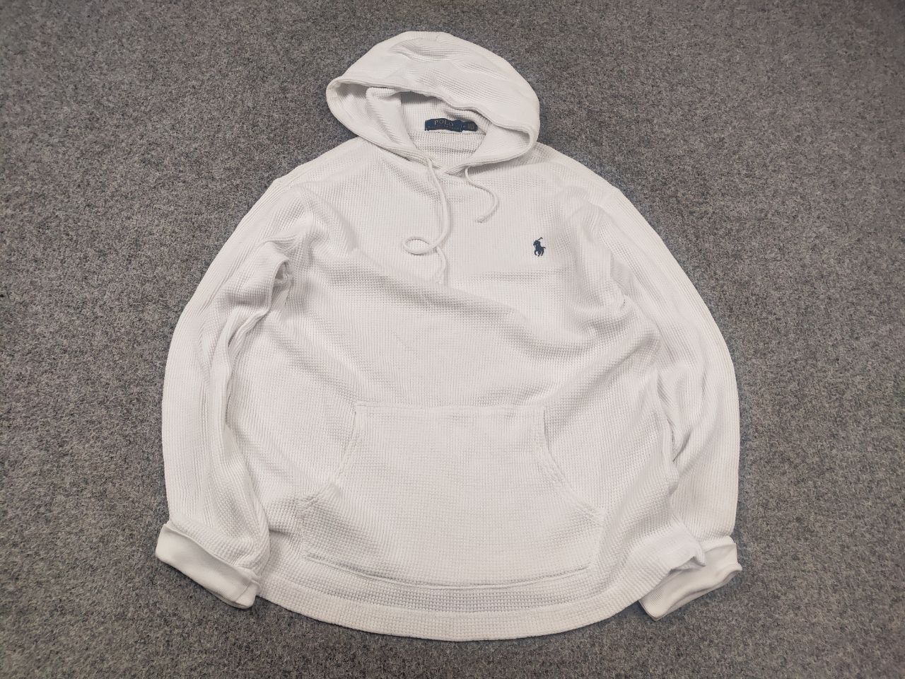 Polo Ralph Lauren Polo Ralph Lauren Vintage waffle White fabric Hoodie Size US S / EU 44-46 / 1 - 3 Thumbnail