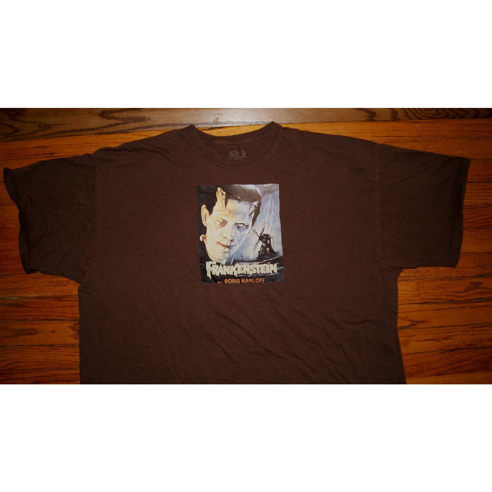 Fruit Of The Loom VTG Y2K Frankenstein Boris Karloff 3XL TShirt Classic Horror Size US XXL / EU 58 / 5 - 1 Thumbnail