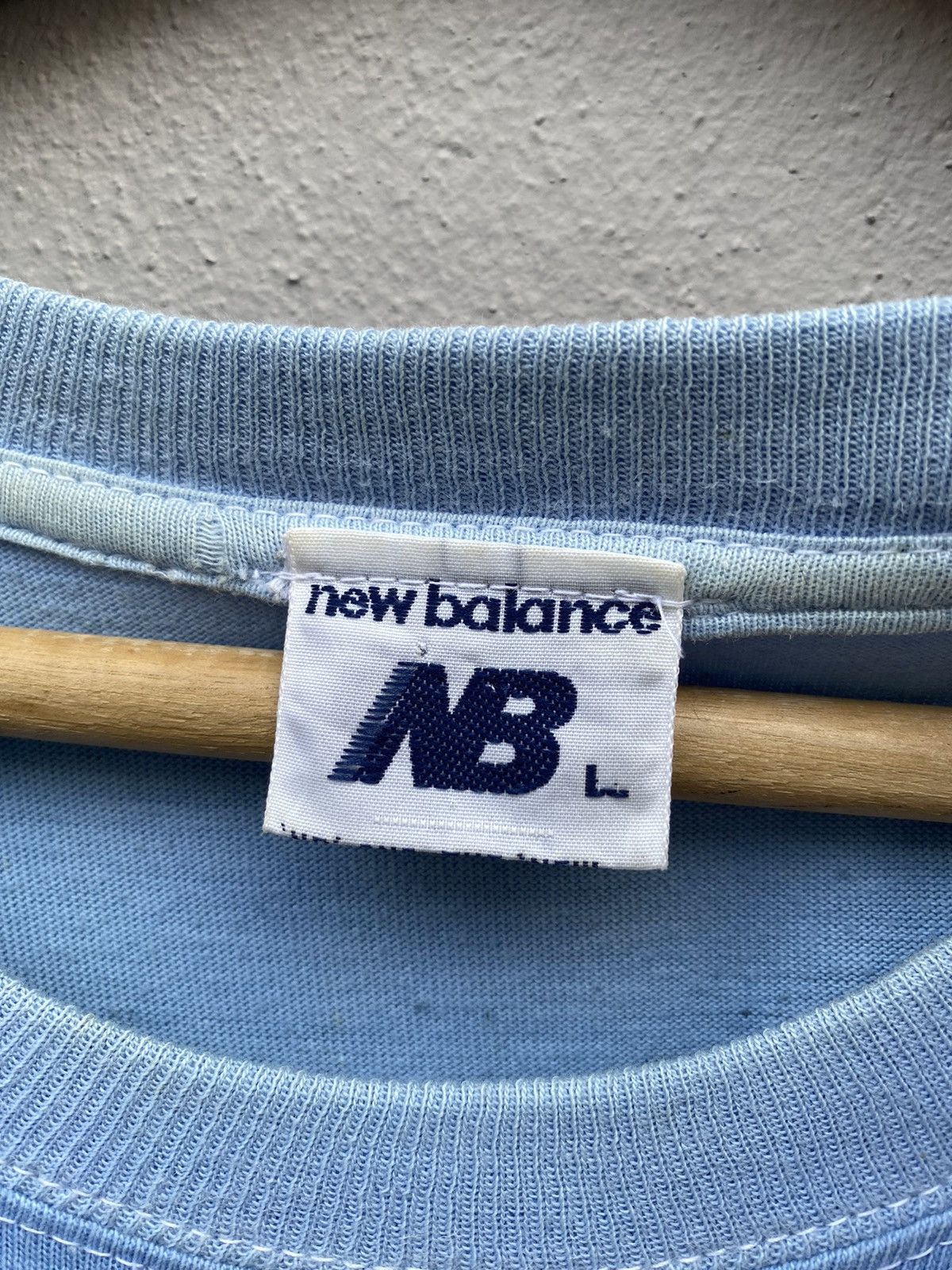 New Balance Vintage 80’s ~ 90’s NEW BALANCE Promo Shoes Tshirt Size US L / EU 52-54 / 3 - 4 Thumbnail