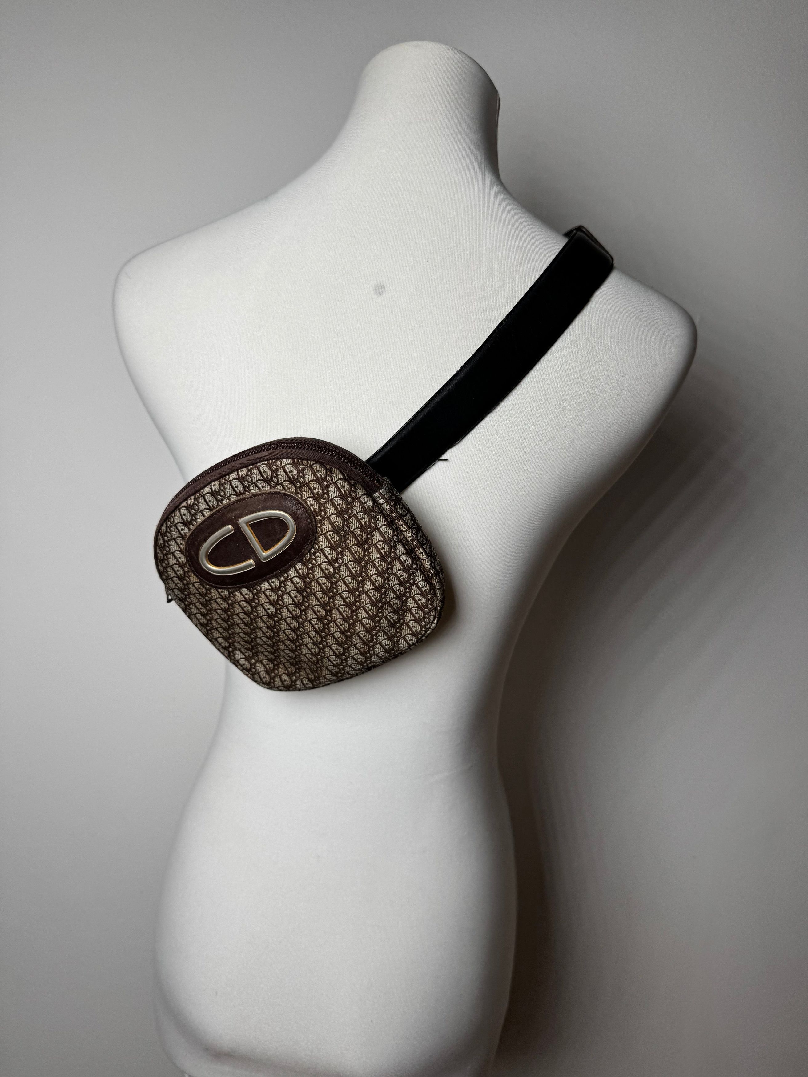 Dior Vintage Oblique Monogram Belt Bag Brown beige Size ONE SIZE - 1 Thumbnail
