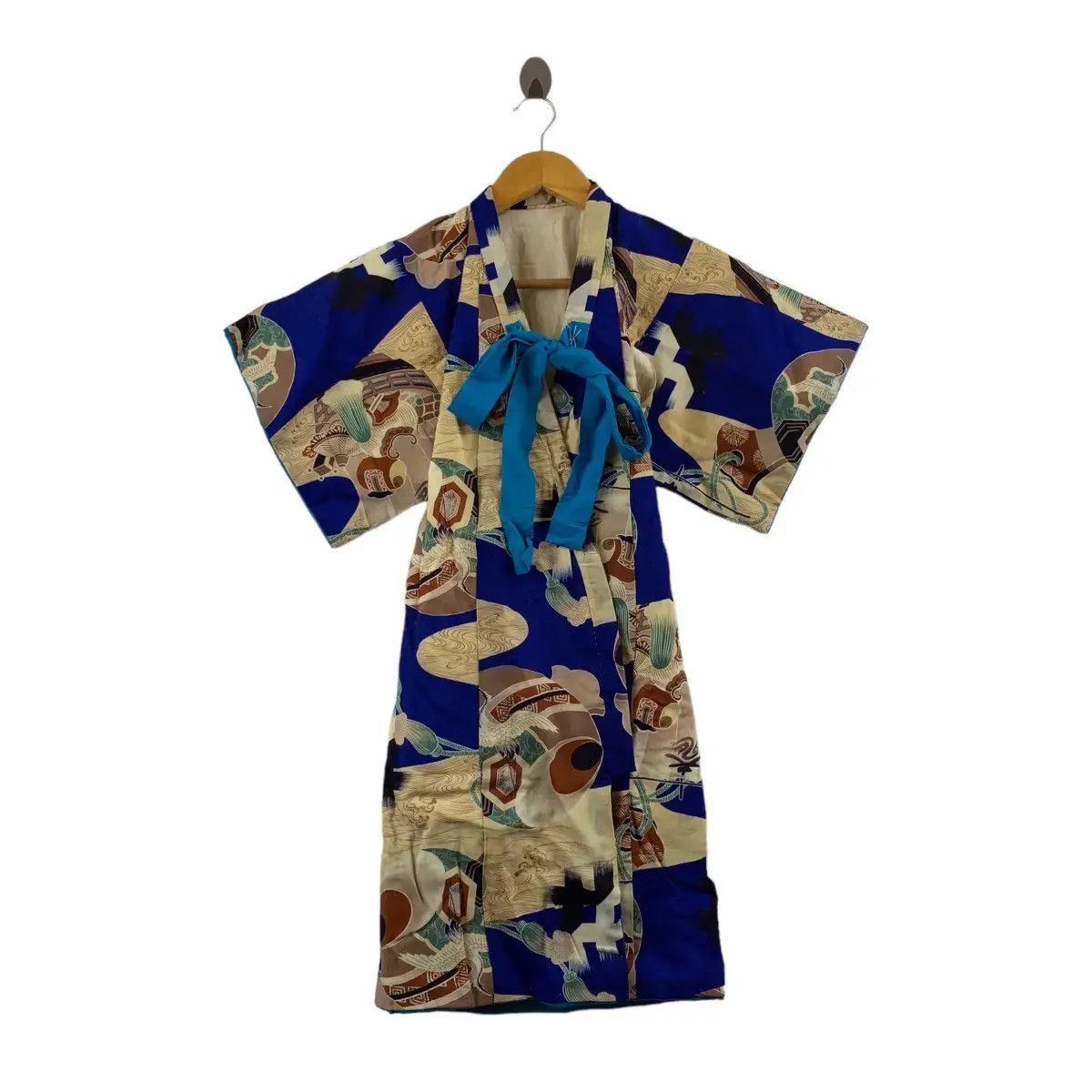 Other Vintage 80’ JAPAN TRADITIONAL Culture Art Painting Kimono Size XXS / US 00 / IT 34 - 1 Thumbnail